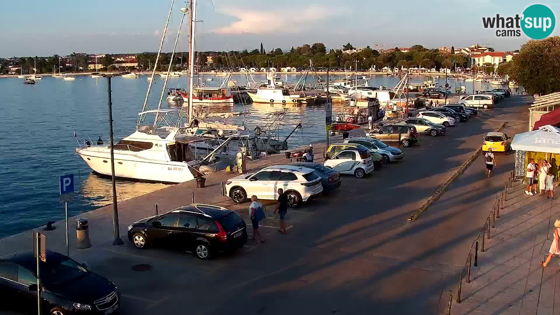 Piazza principale Umago Live Webcam