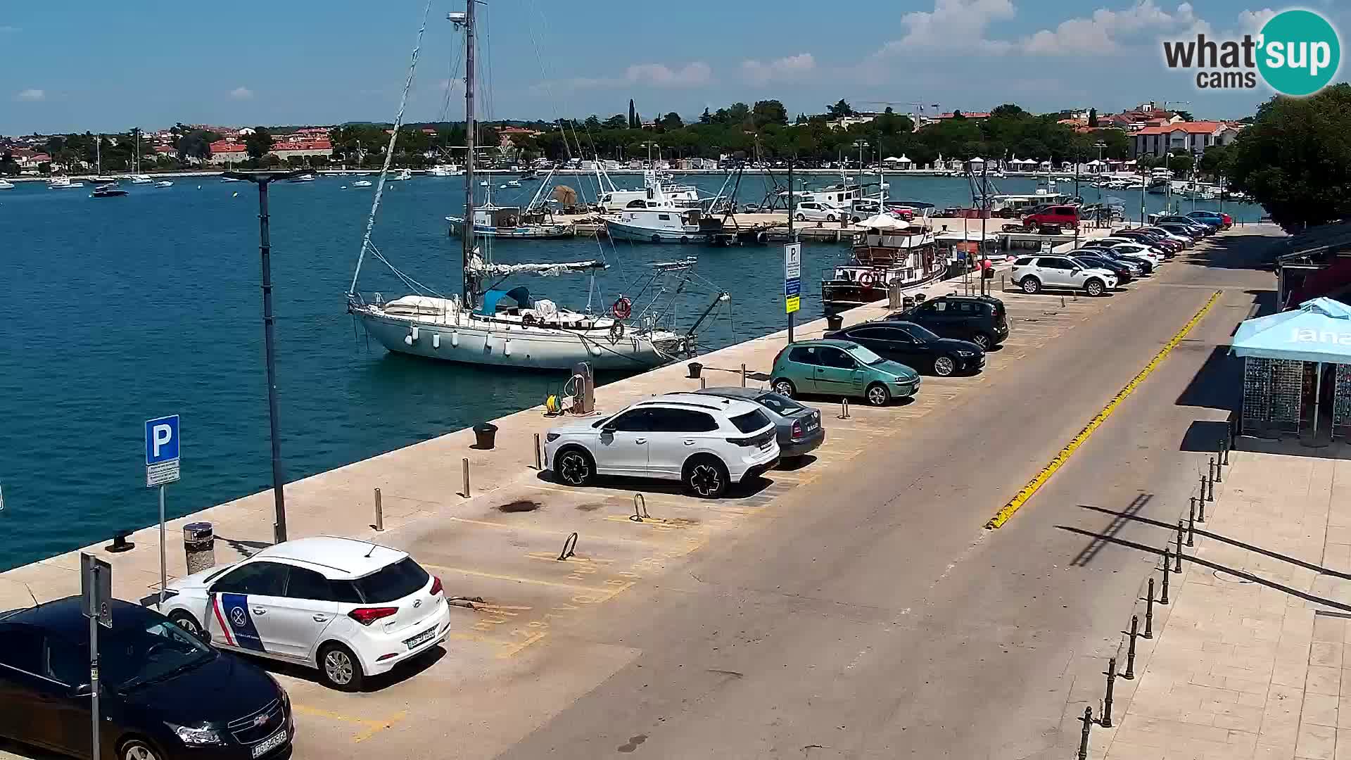 Piazza principale Umago Live Webcam