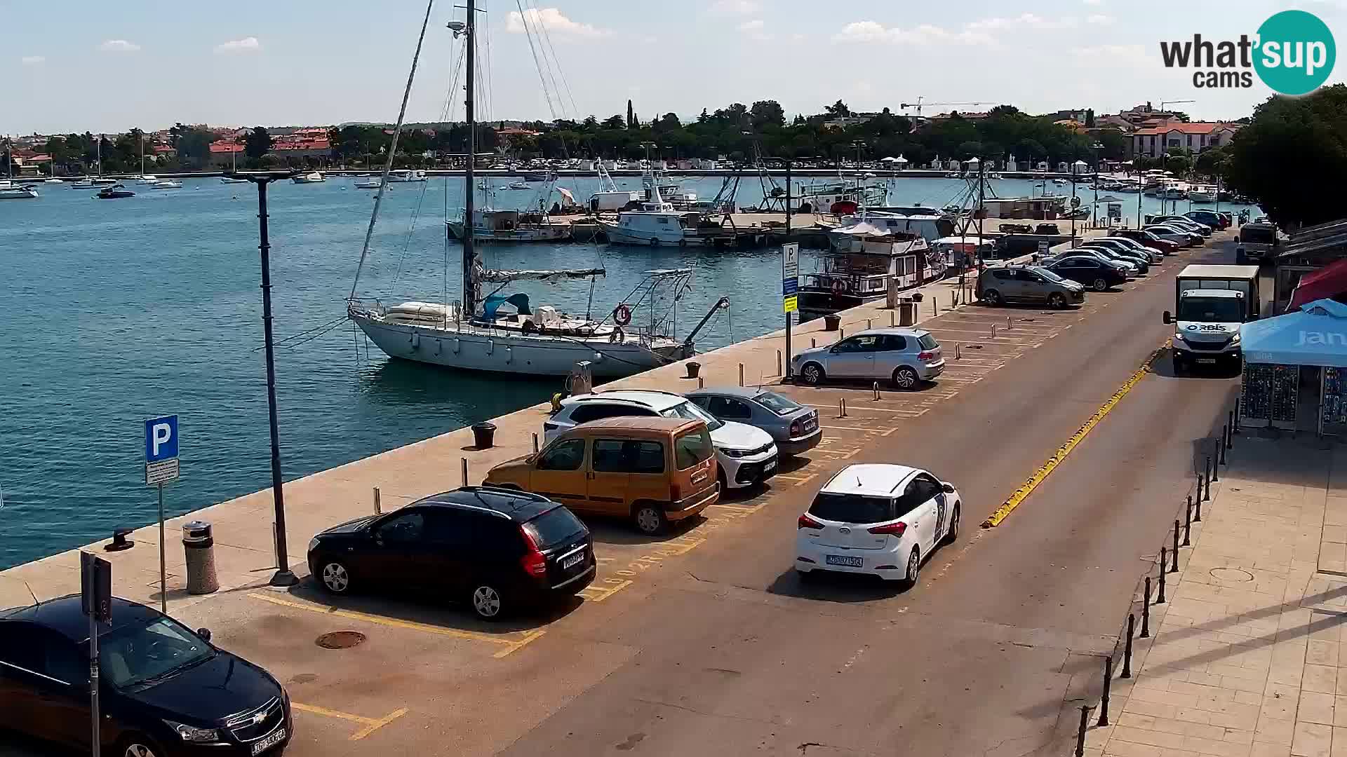Live webcam Umag – Harbour