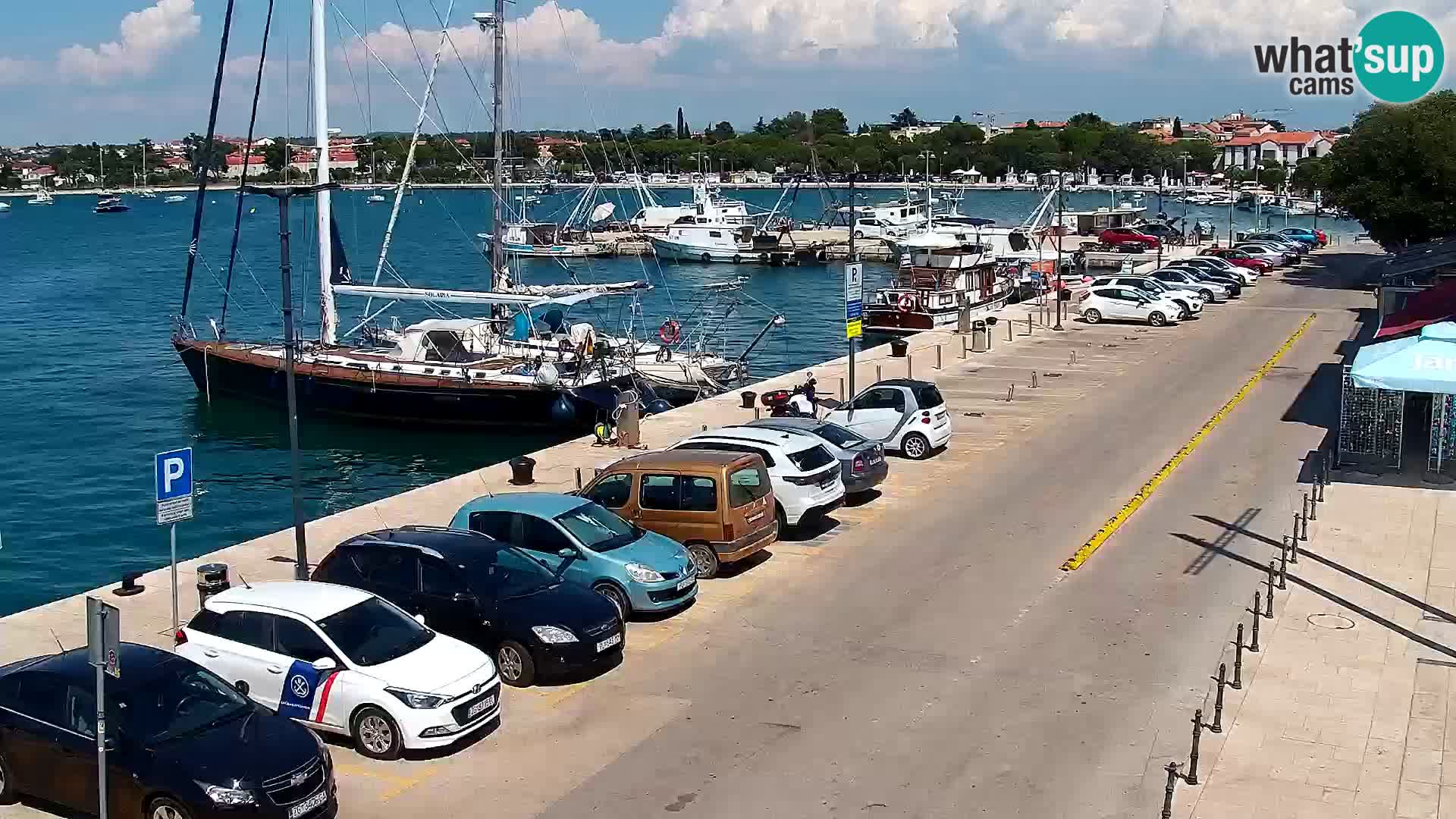 Live webcam Umag – Harbour