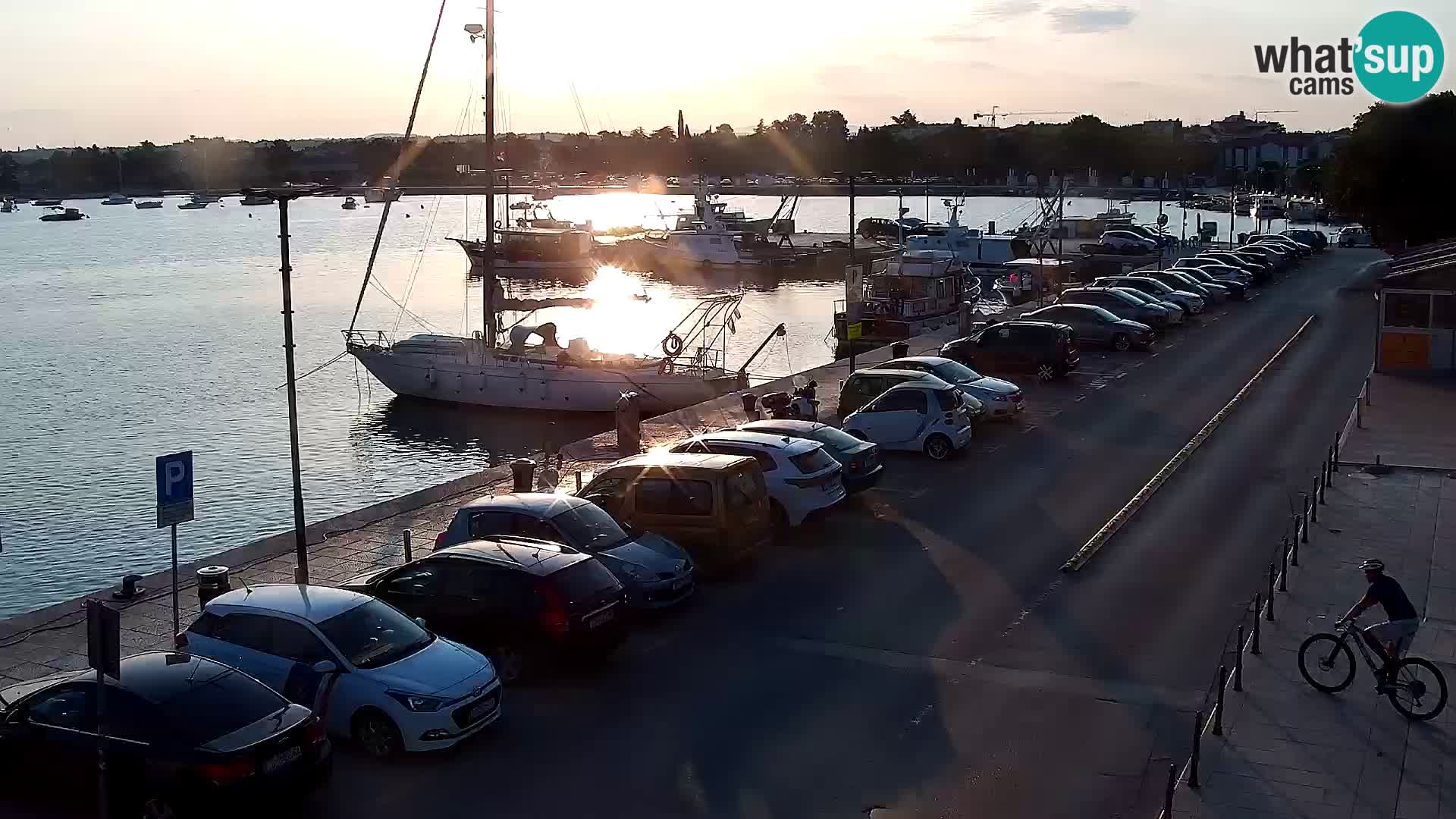 Live webcam Umag – Harbour