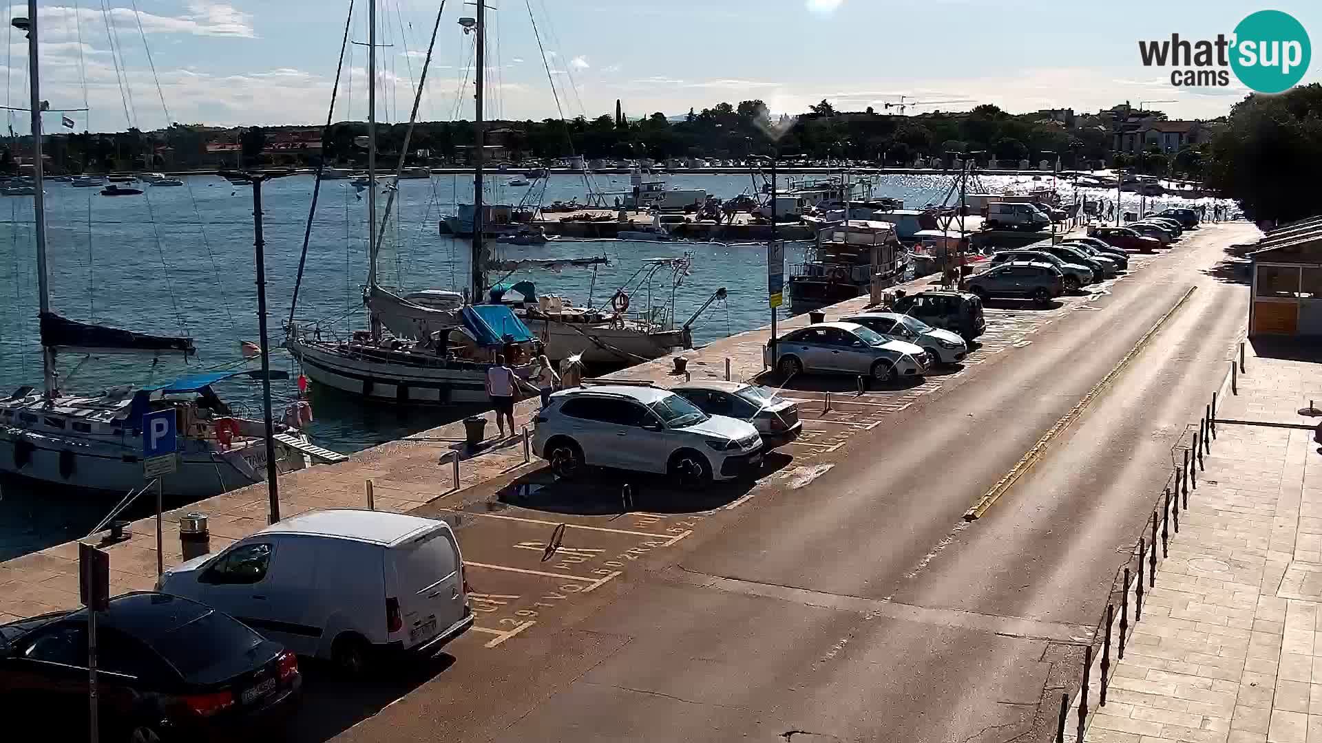 Live webcam Umag – Harbour