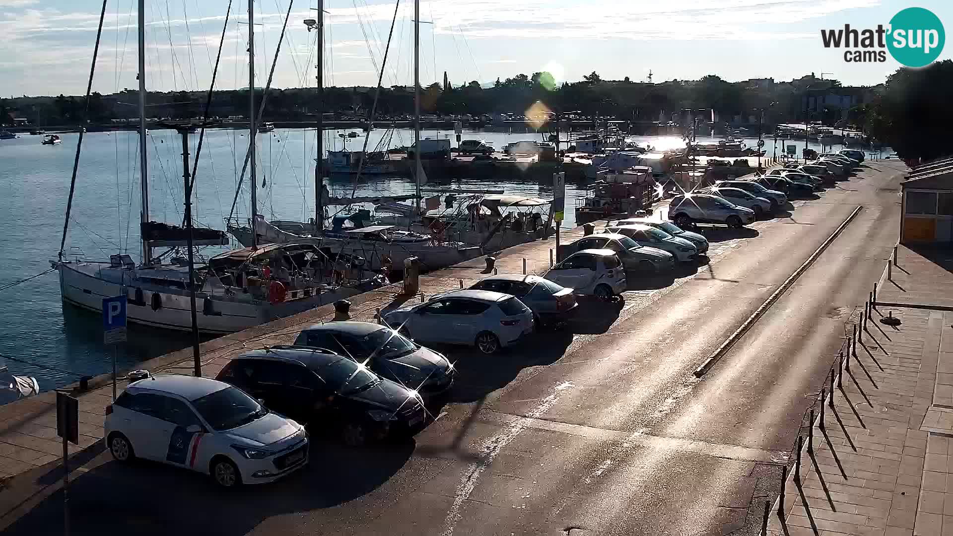 Piazza principale Umago Live Webcam