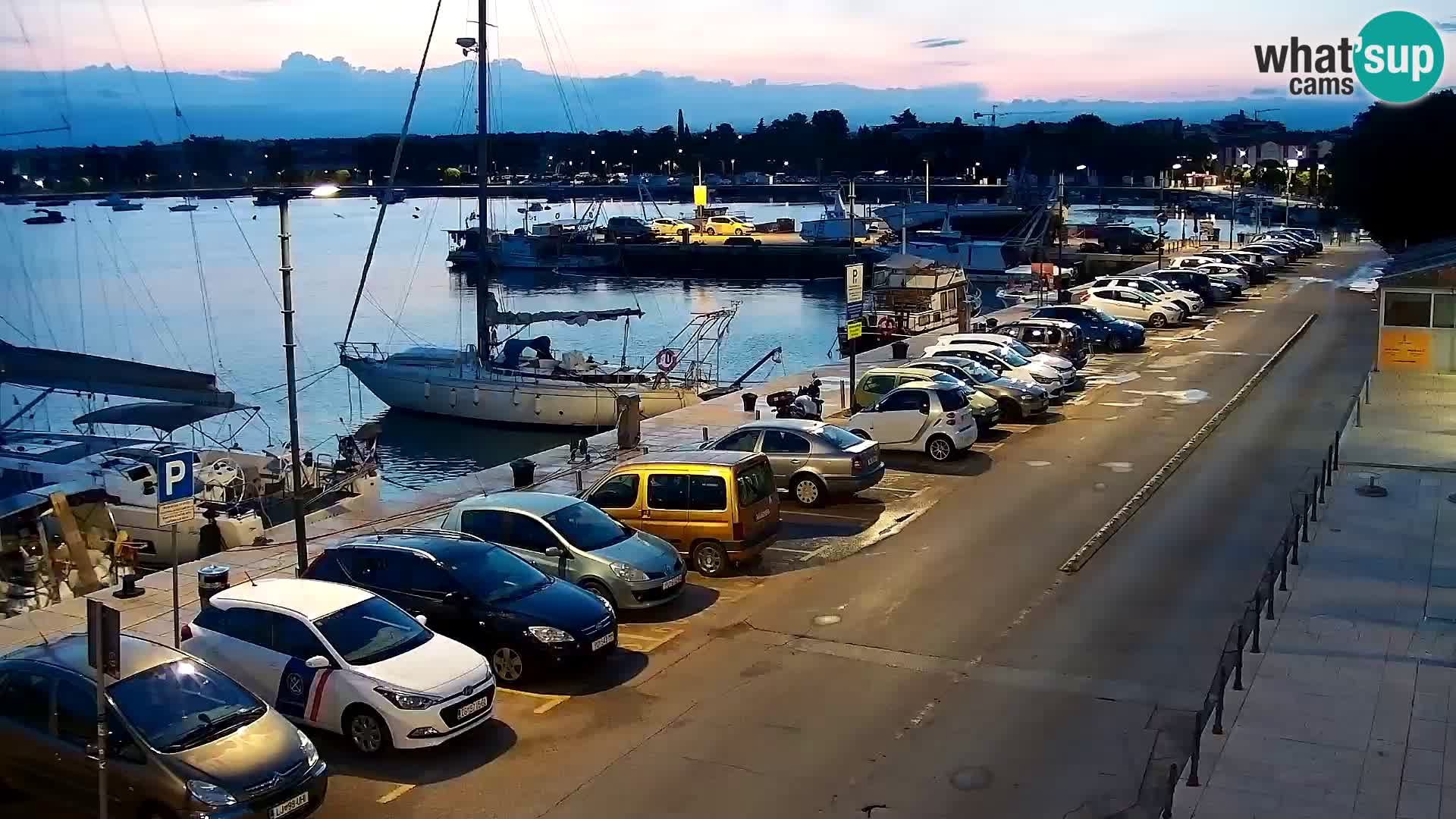 Live webcam Umag – Harbour