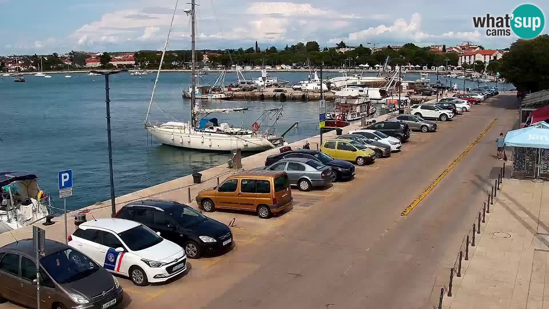 Piazza principale Umago Live Webcam