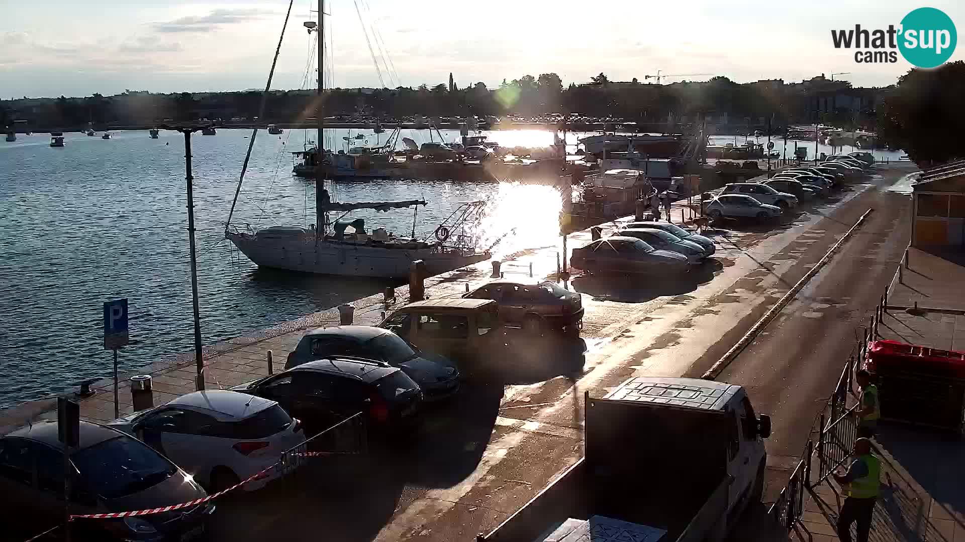 Piazza principale Umago Live Webcam