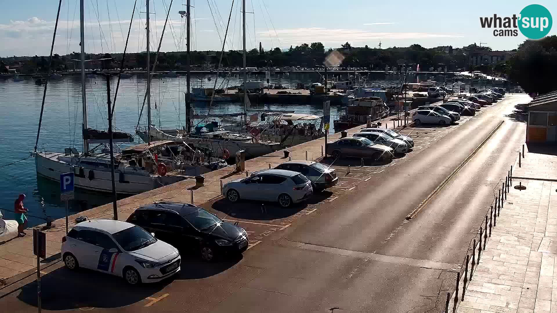 Live webcam Umag – Harbour