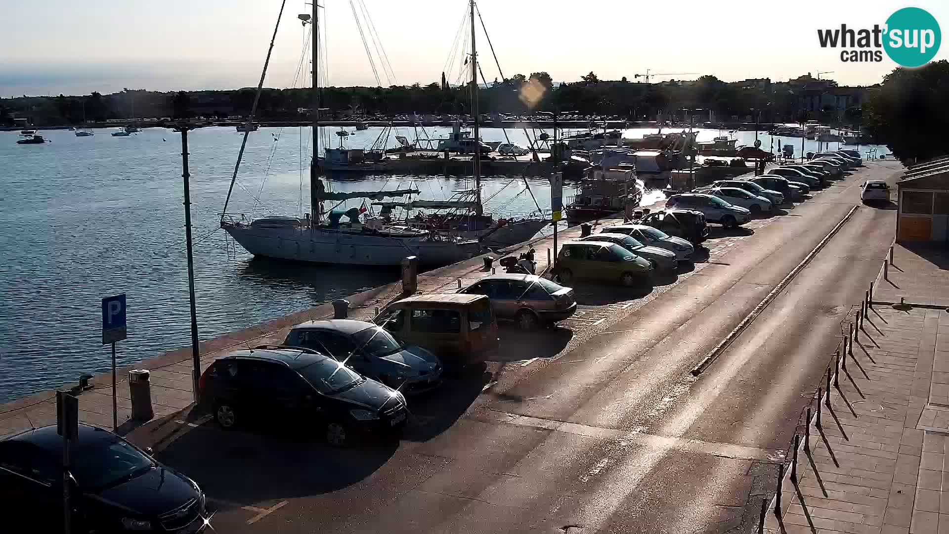 Live webcam Umag – Harbour