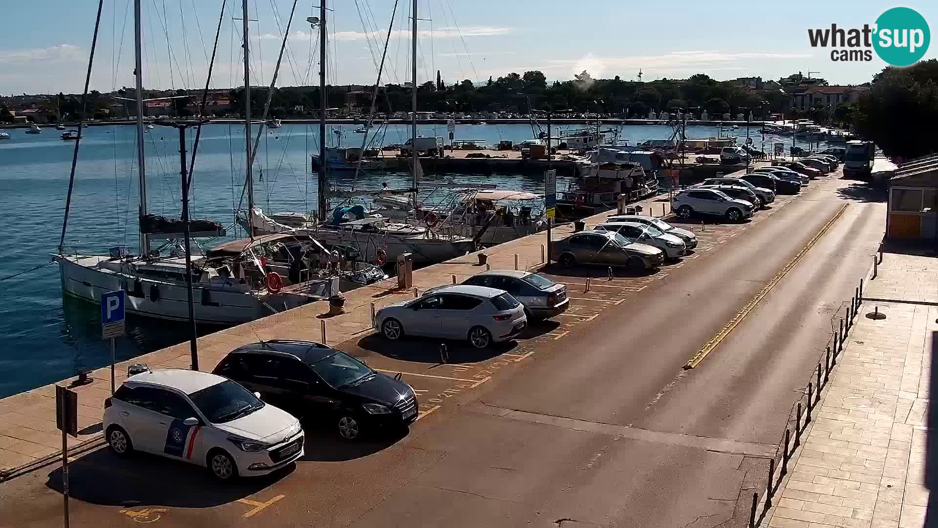 Live webcam Umag – Harbour