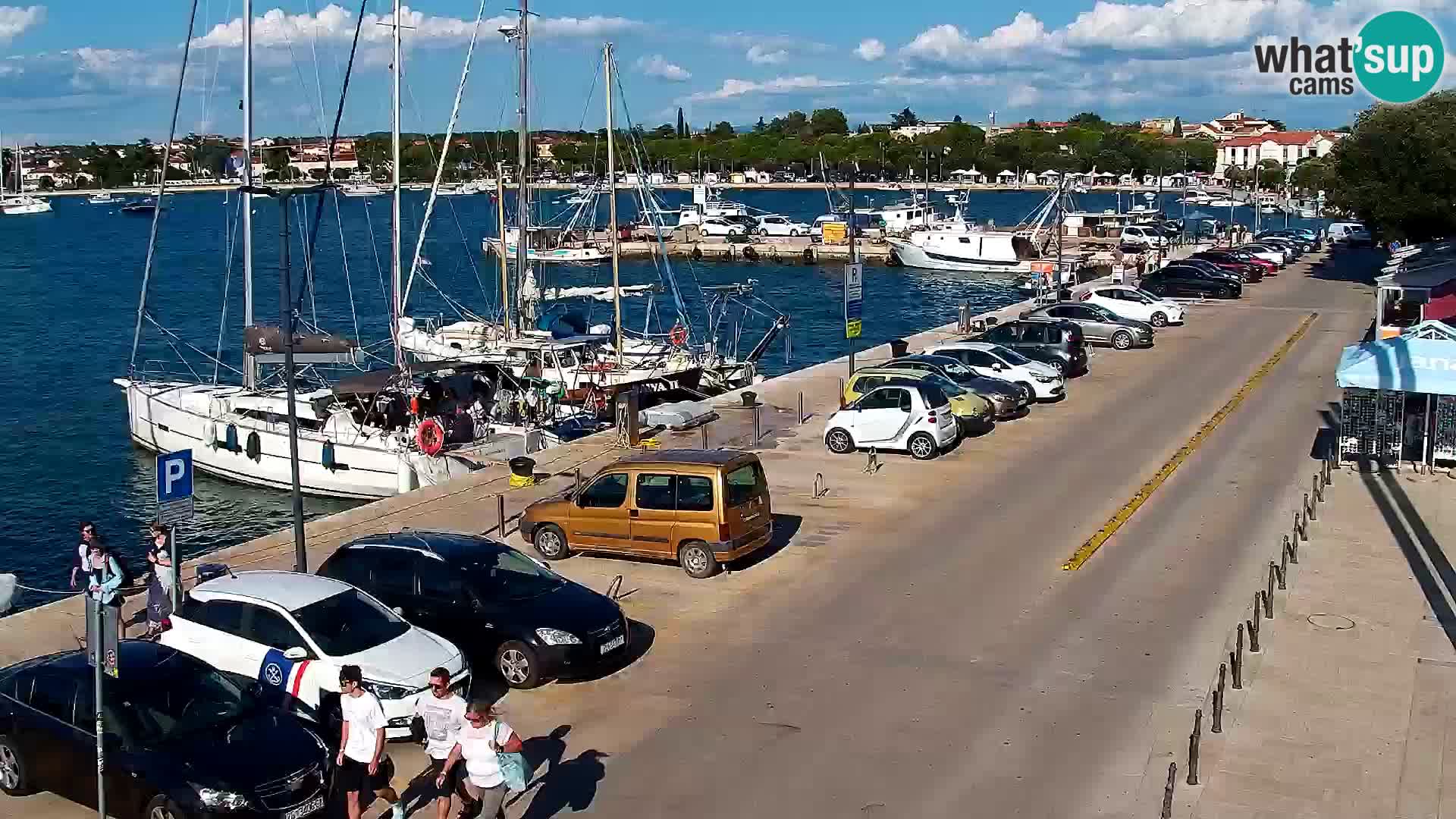 Piazza principale Umago Live Webcam