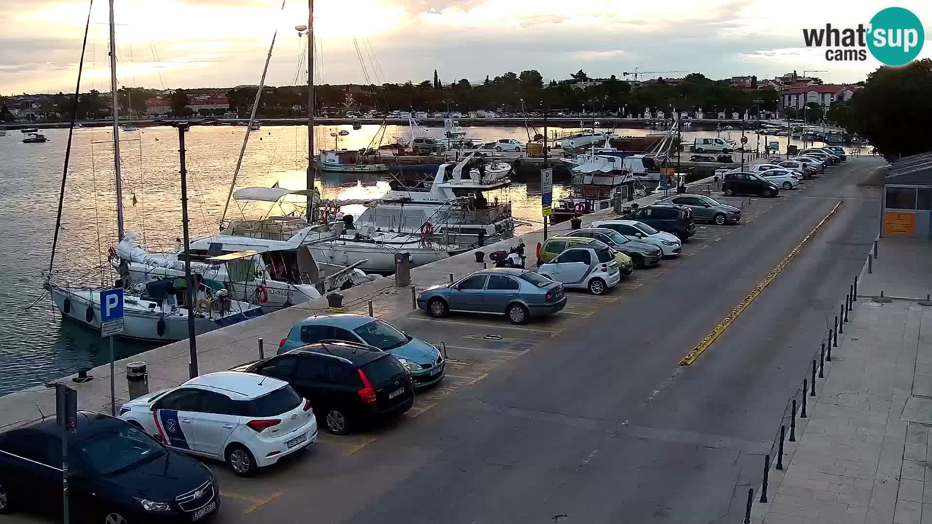 Piazza principale Umago Live Webcam