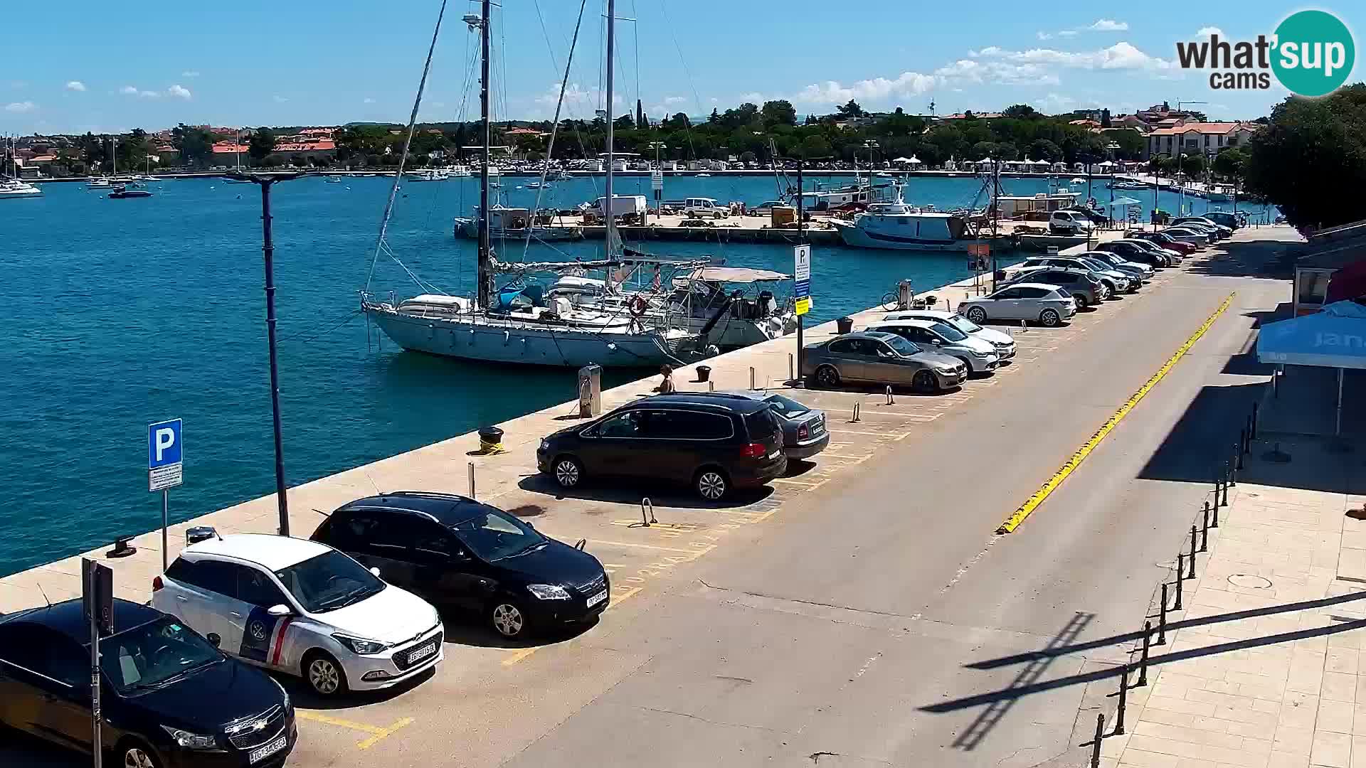 Piazza principale Umago Live Webcam