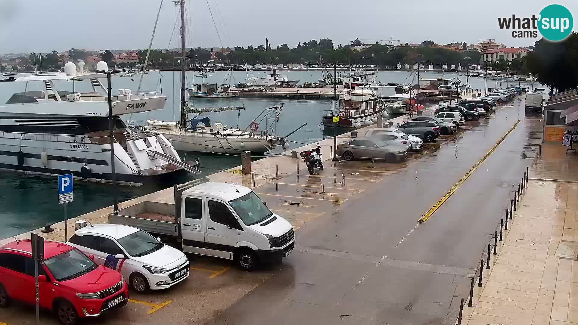 Piazza principale Umago Live Webcam