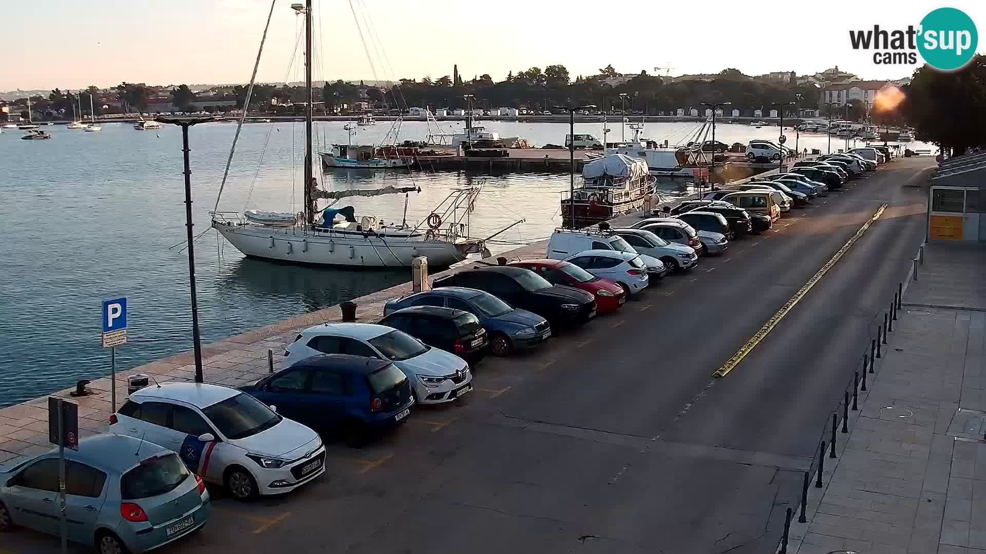 Piazza principale Umago Live Webcam