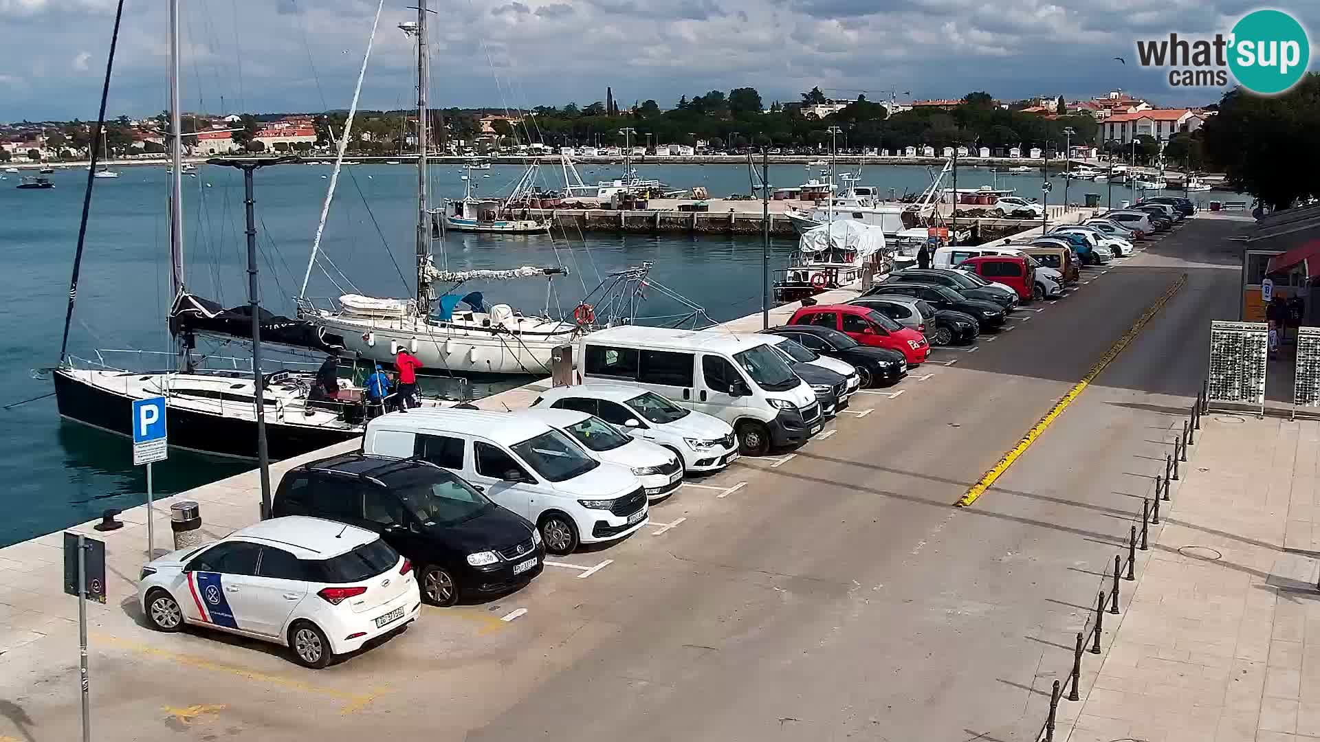 Piazza principale Umago Live Webcam