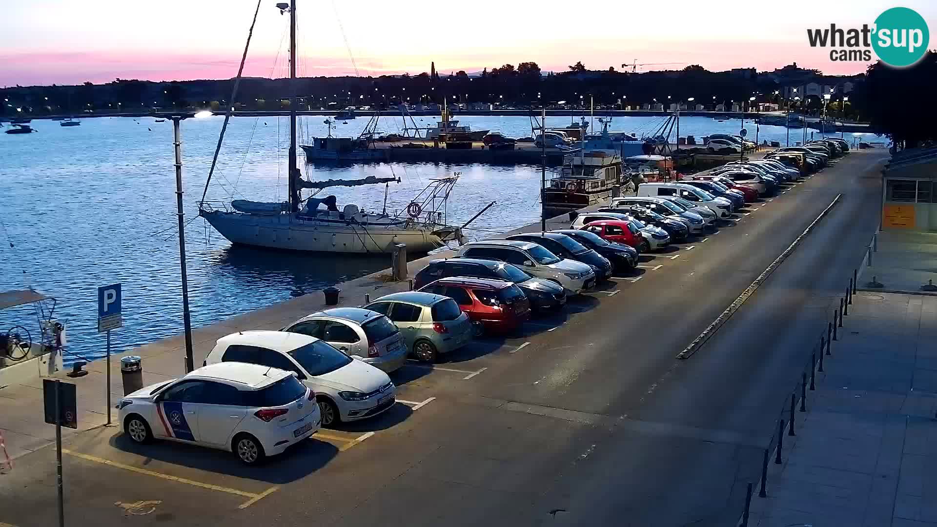 Piazza principale Umago Live Webcam