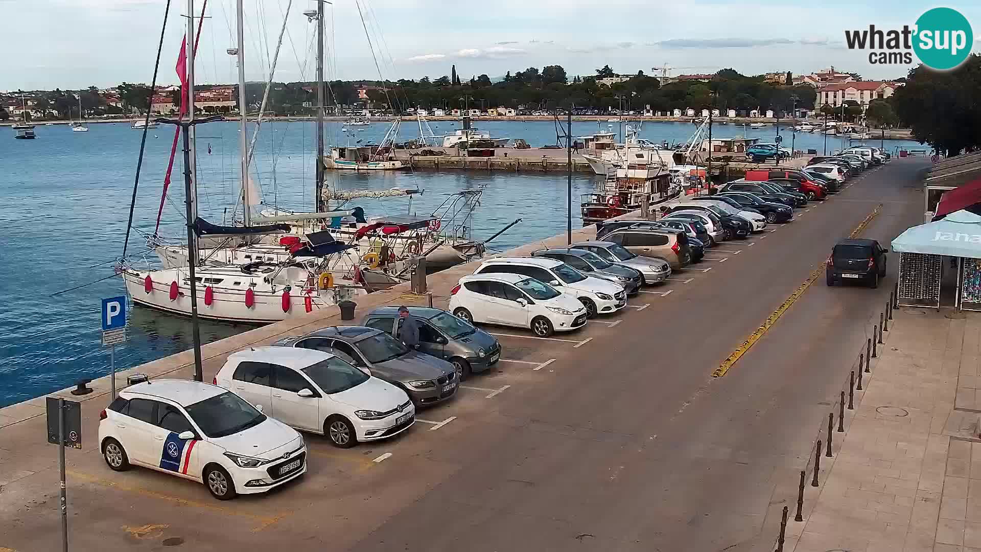 Piazza principale Umago Live Webcam
