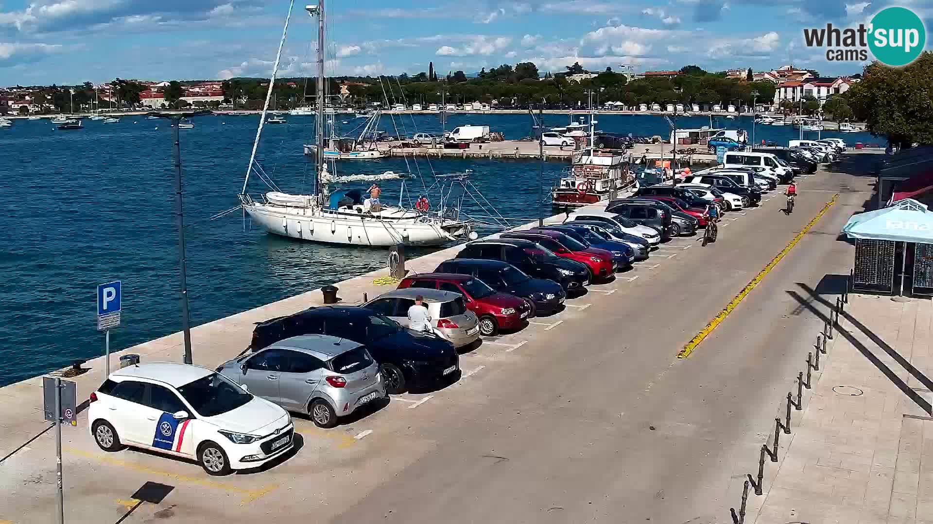 Piazza principale Umago Live Webcam