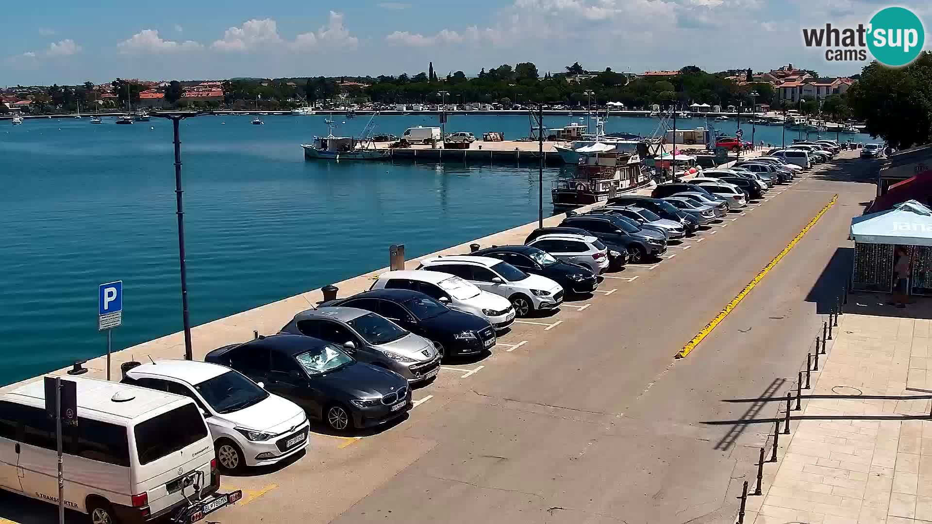 Piazza principale Umago Live Webcam