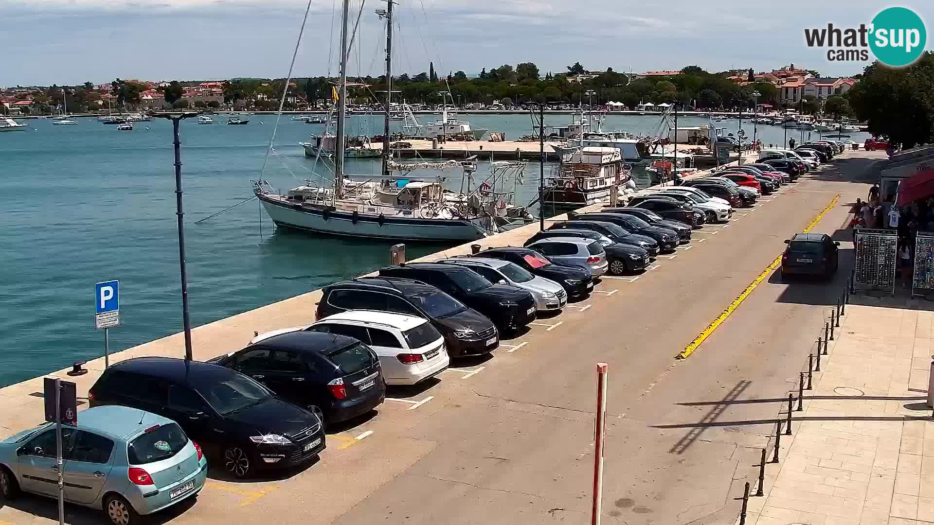 Piazza principale Umago Live Webcam
