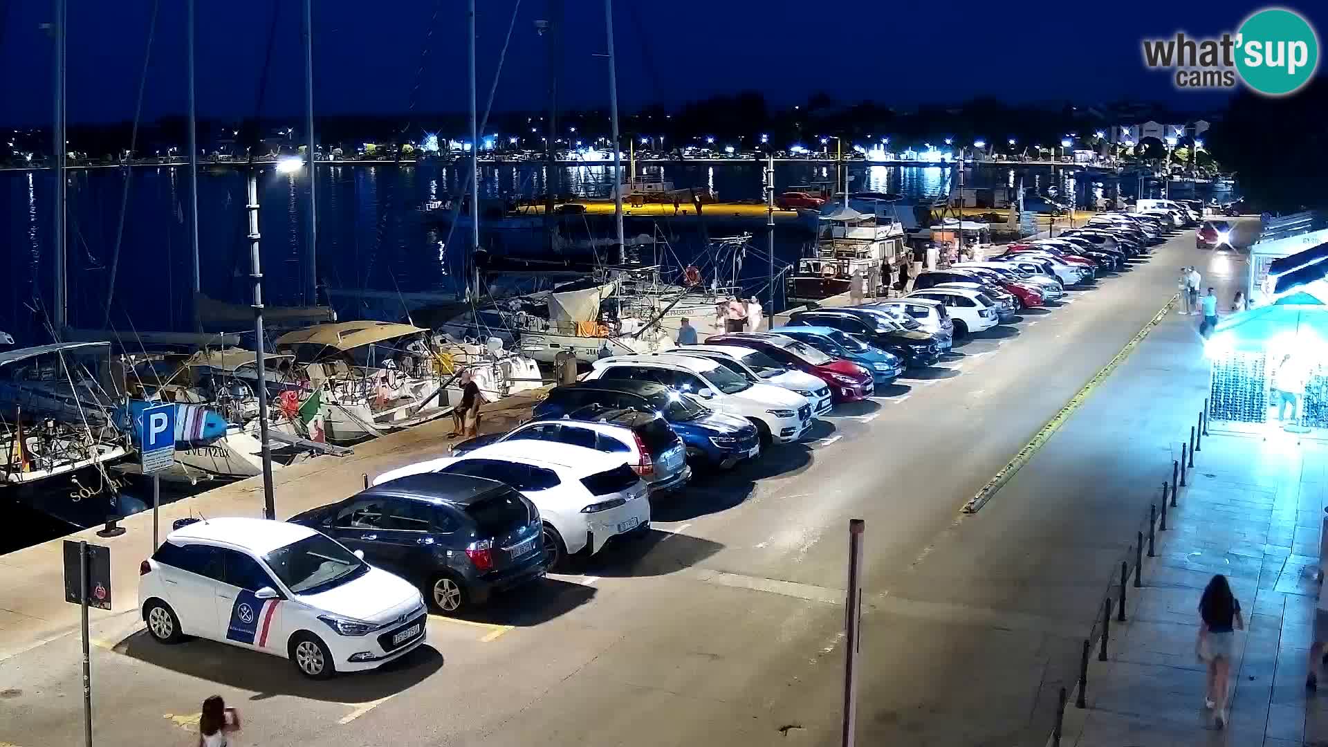 Piazza principale Umago Live Webcam