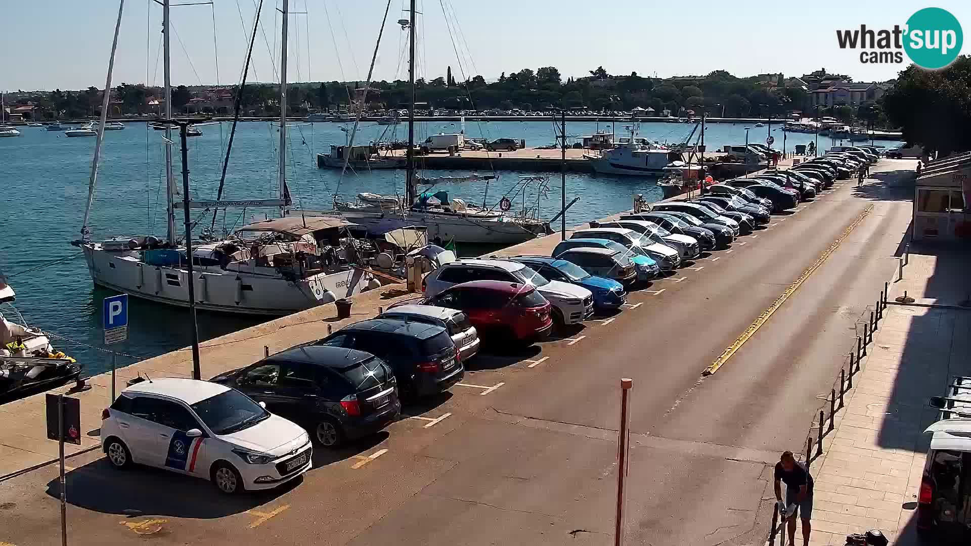 Piazza principale Umago Live Webcam