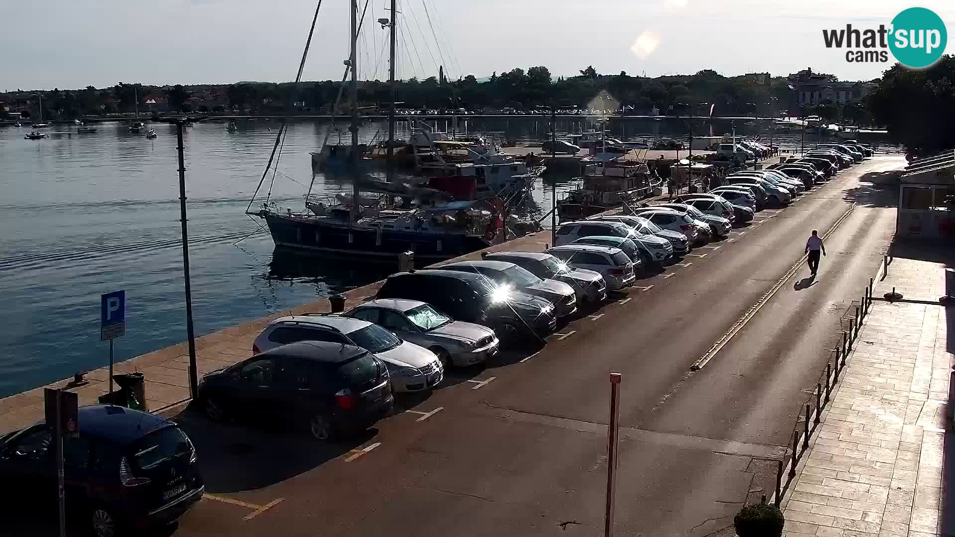 Piazza principale Umago Live Webcam