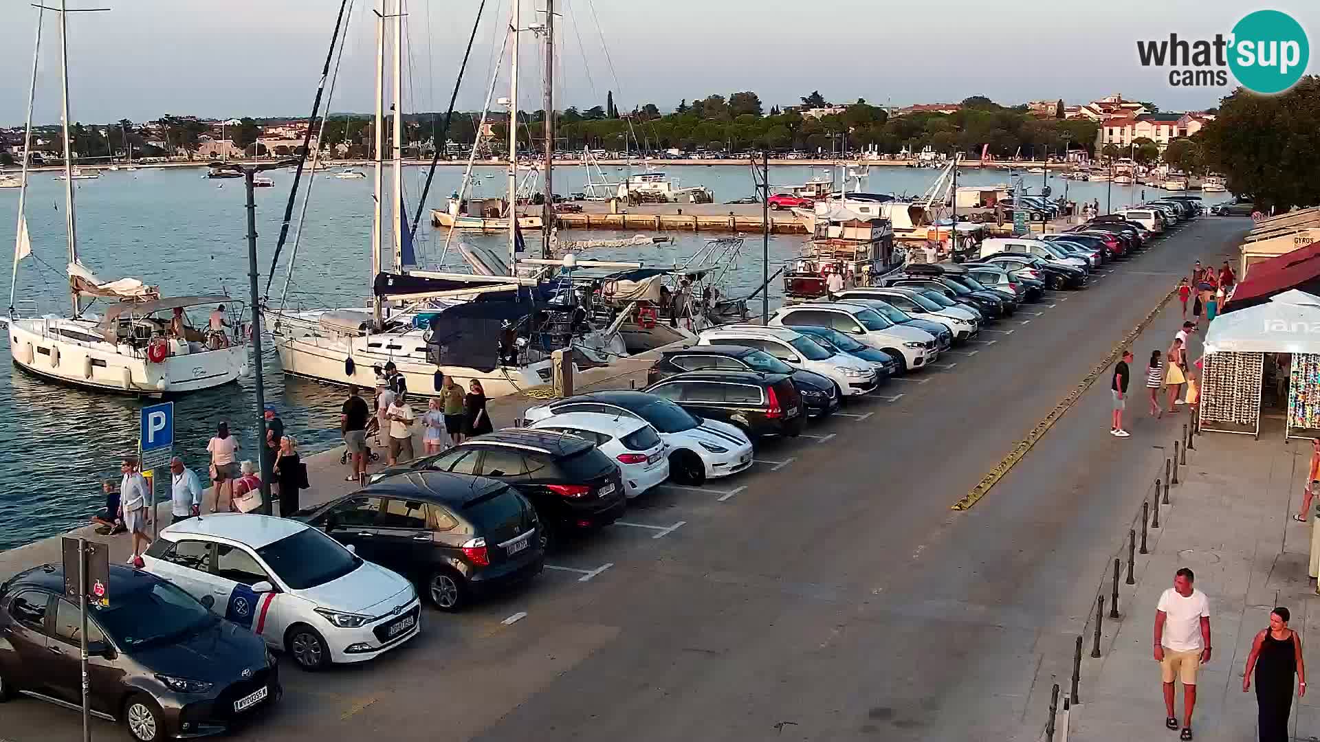 Piazza principale Umago Live Webcam