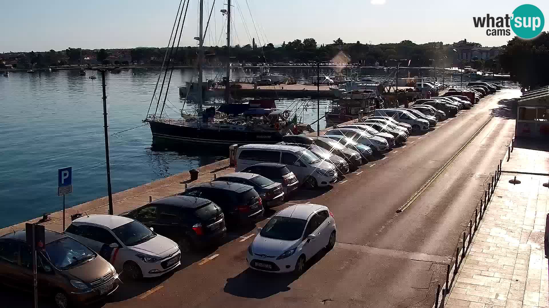 Piazza principale Umago Live Webcam