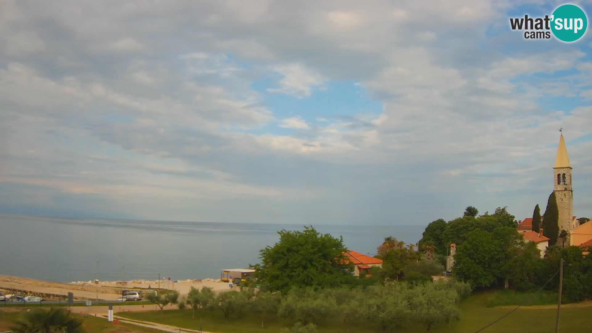 Umag spletna kamera Lovrečica – Istra – Hrvaška