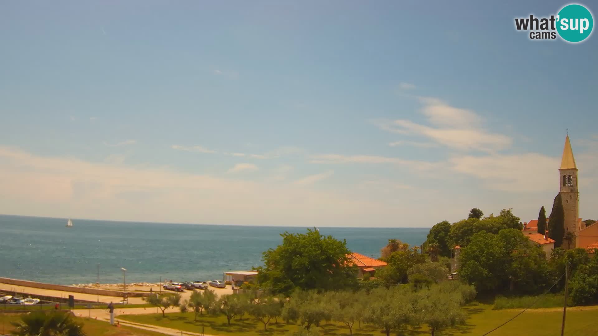 Umag Webcam en direct Lovrečica / San Lorenzo – Istrie – Croatie
