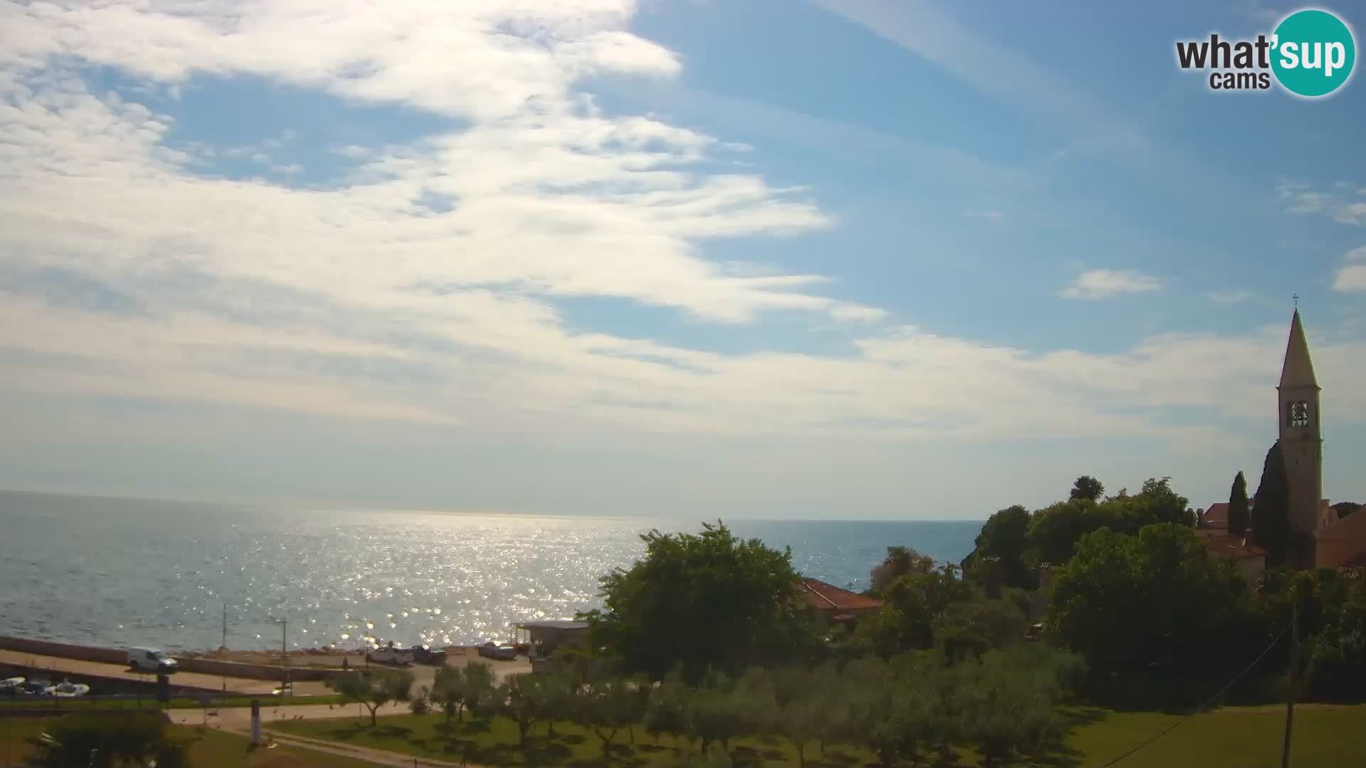 Umag Webcam en direct Lovrečica / San Lorenzo – Istrie – Croatie