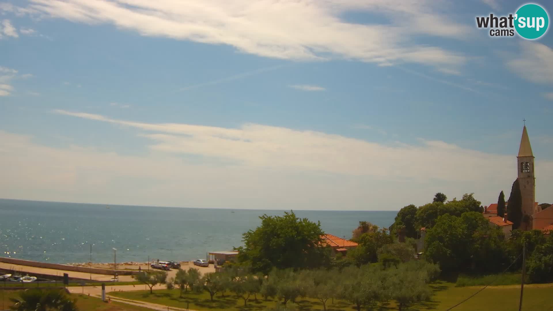 Umag spletna kamera Lovrečica – Istra – Hrvaška