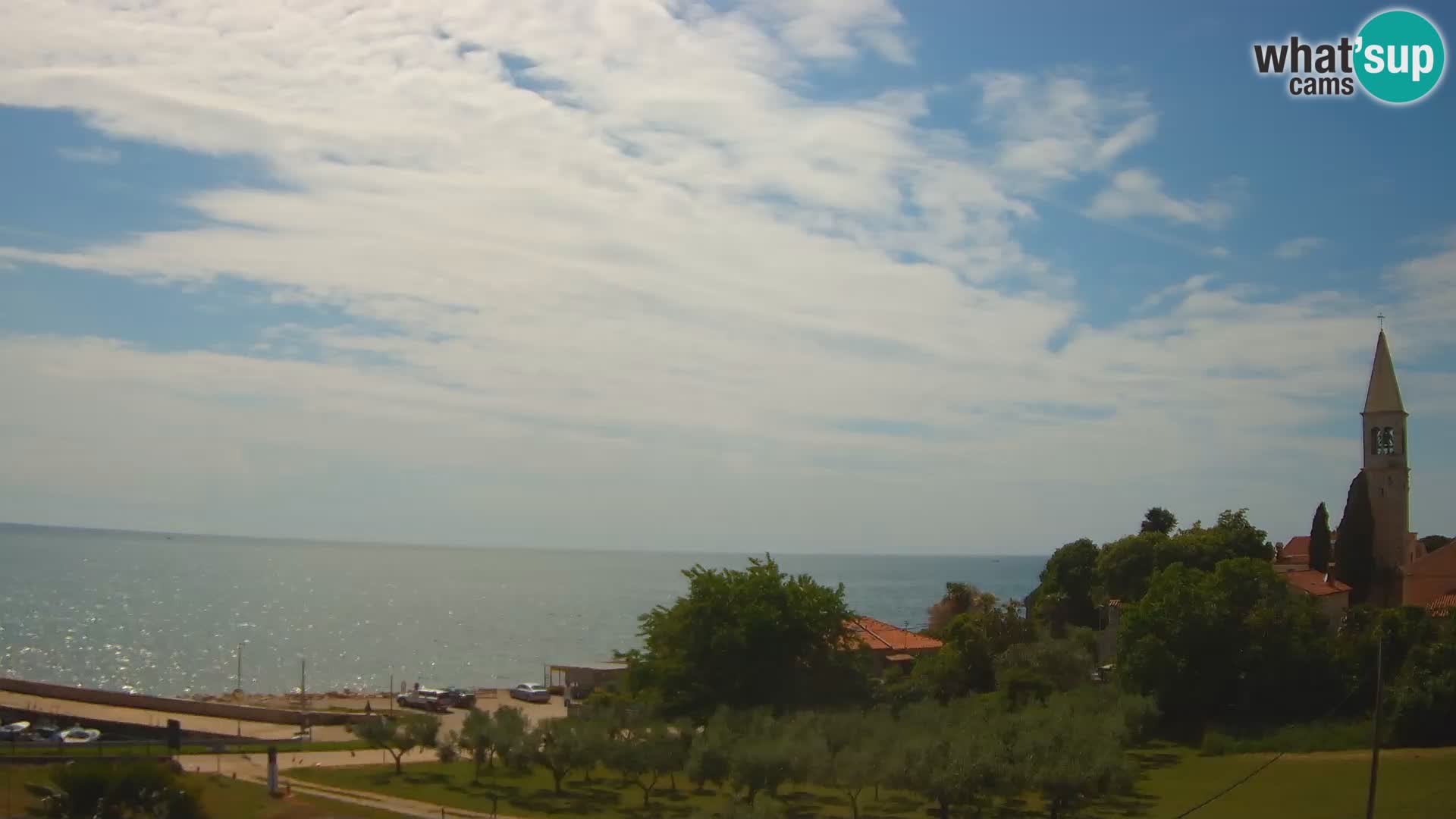Umag Webcam uživo Lovrečica / San Lorenzo – Istra – Hrvatska