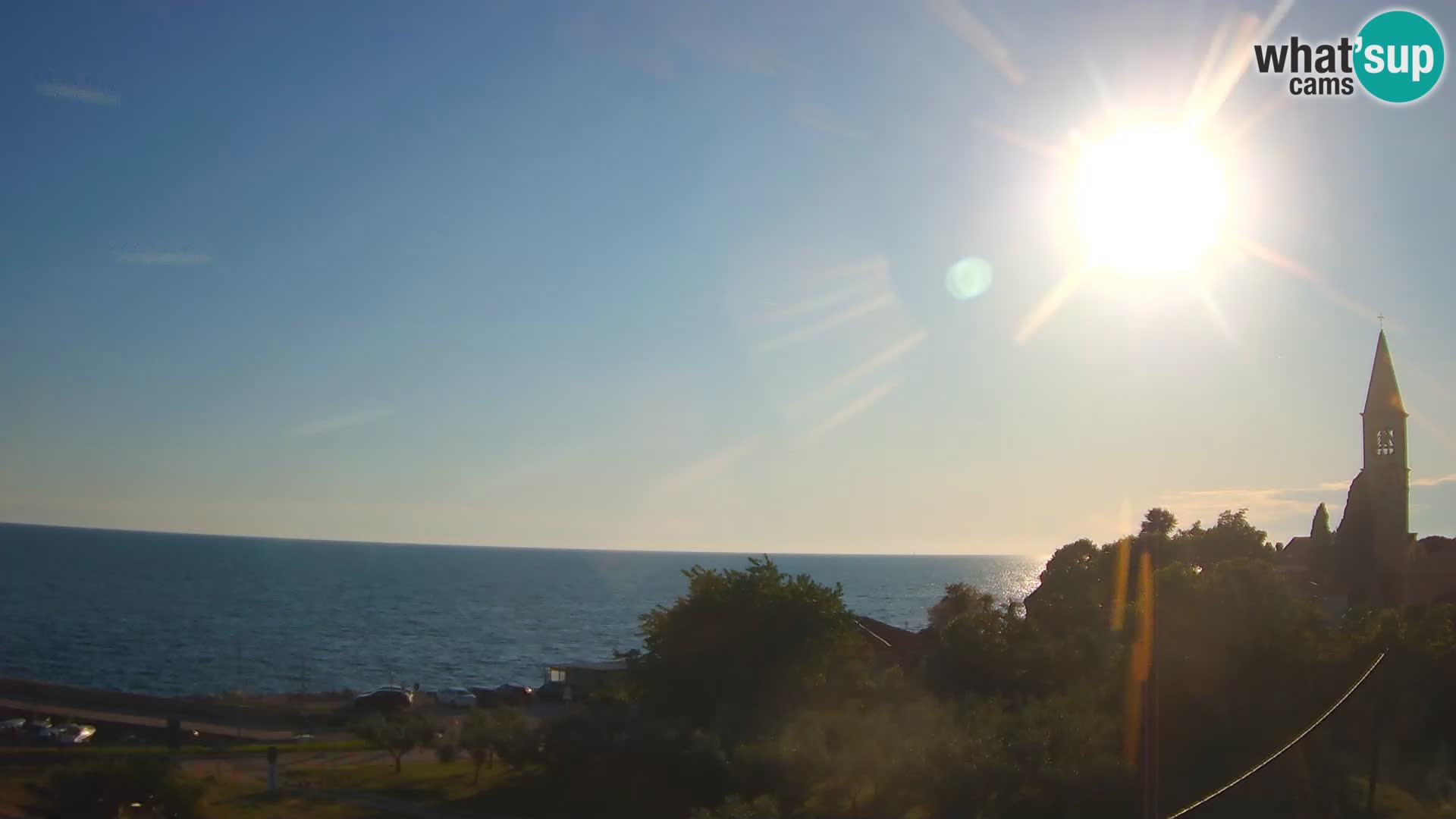 Umag Webcam en direct Lovrečica / San Lorenzo – Istrie – Croatie