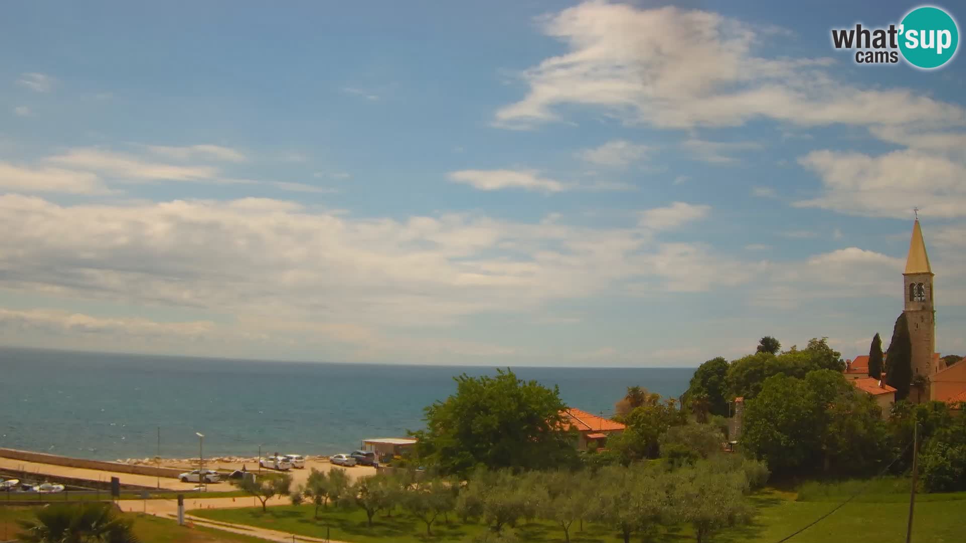 Umag Webcam uživo Lovrečica / San Lorenzo – Istra – Hrvatska