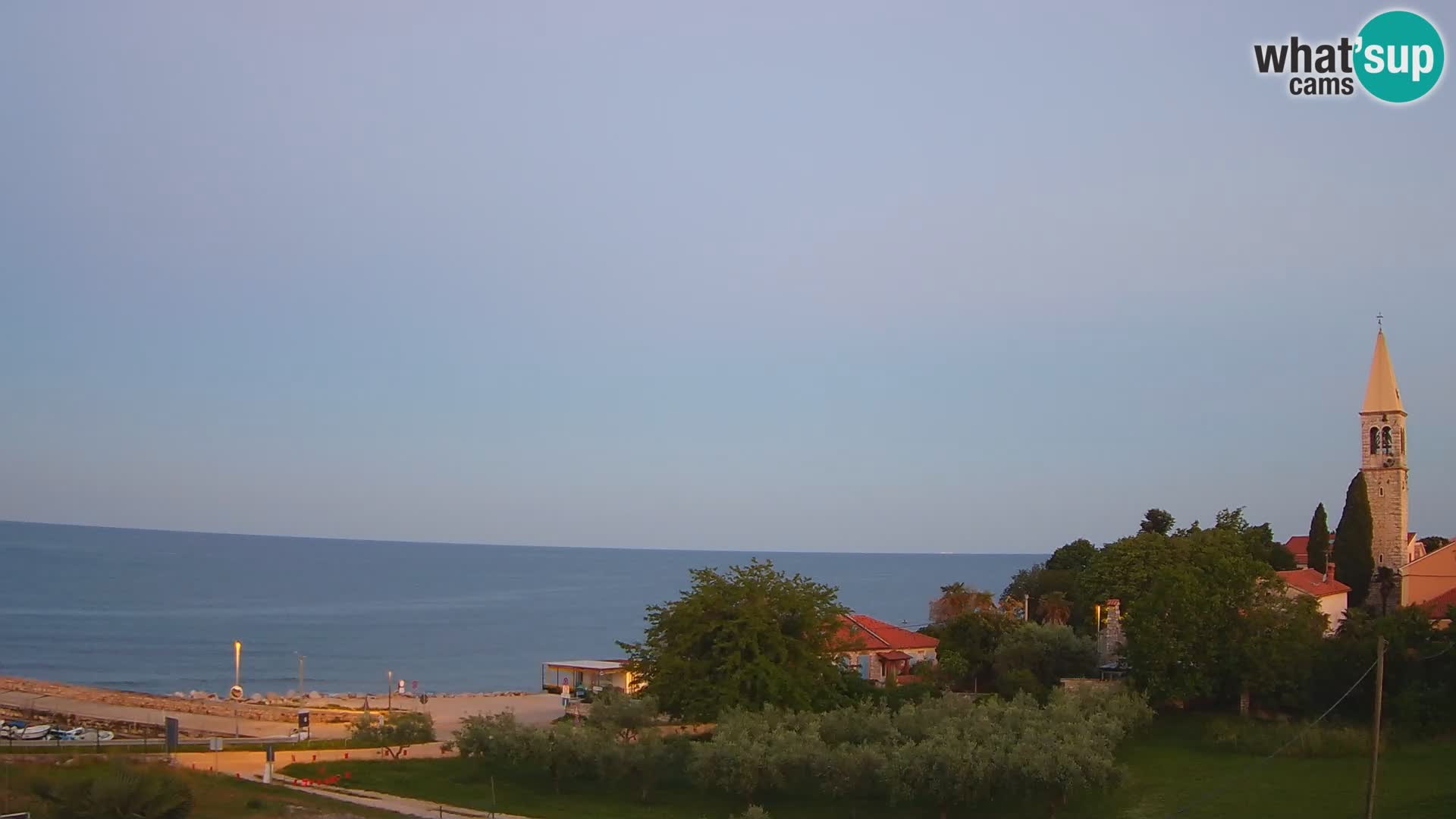 Umag Webcam en direct Lovrečica / San Lorenzo – Istrie – Croatie