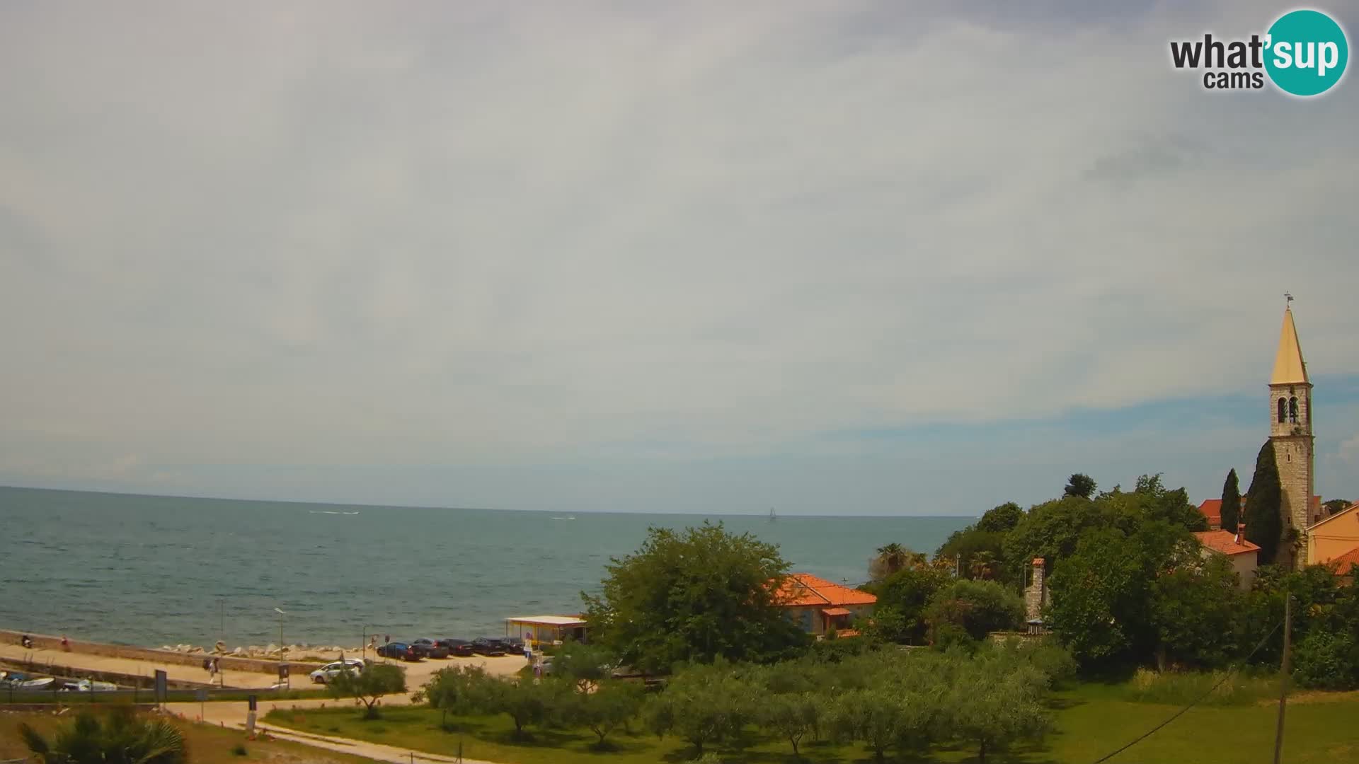 Umag Webcam en direct Lovrečica / San Lorenzo – Istrie – Croatie