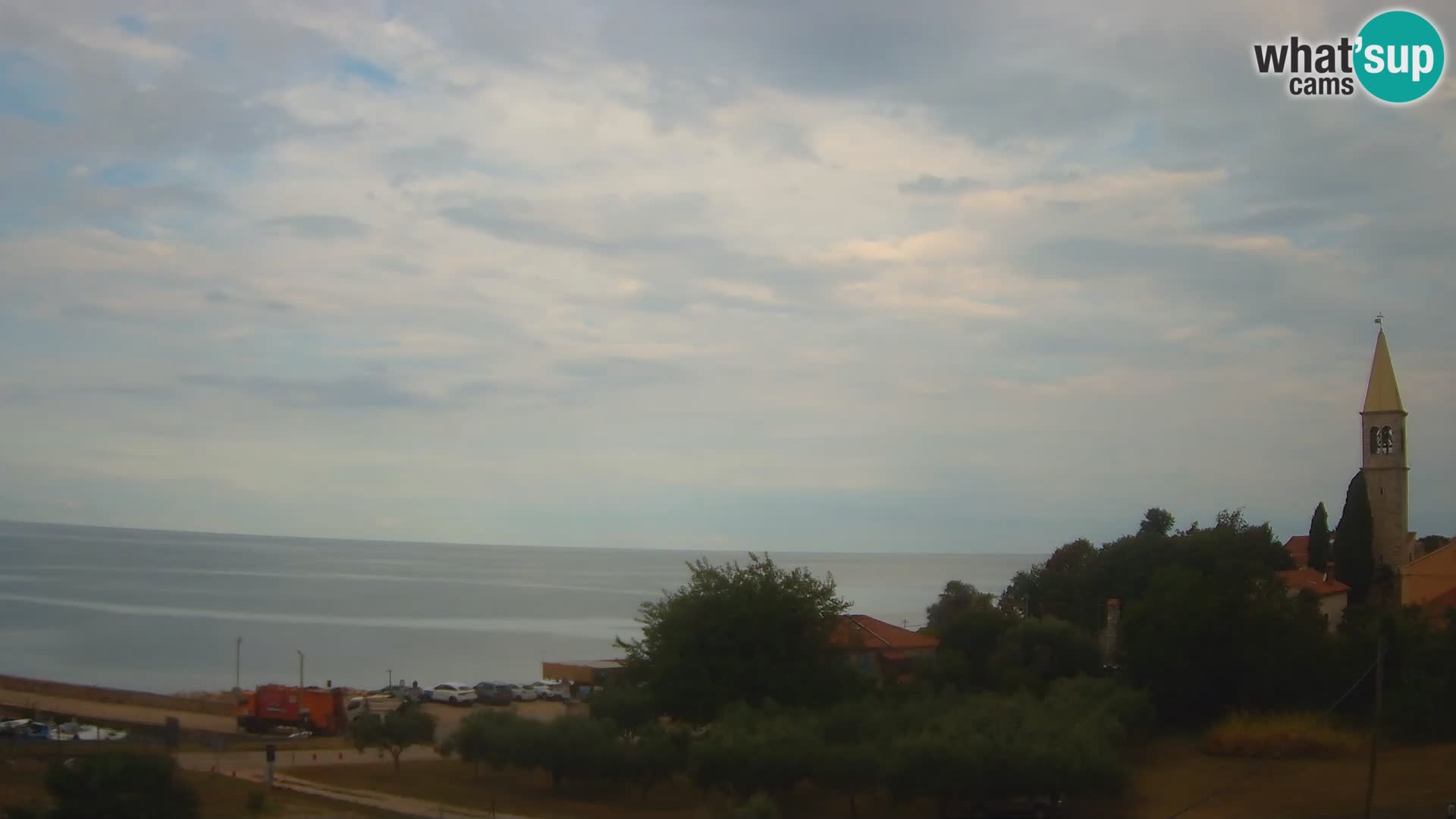 Umag Webcam en direct Lovrečica / San Lorenzo – Istrie – Croatie