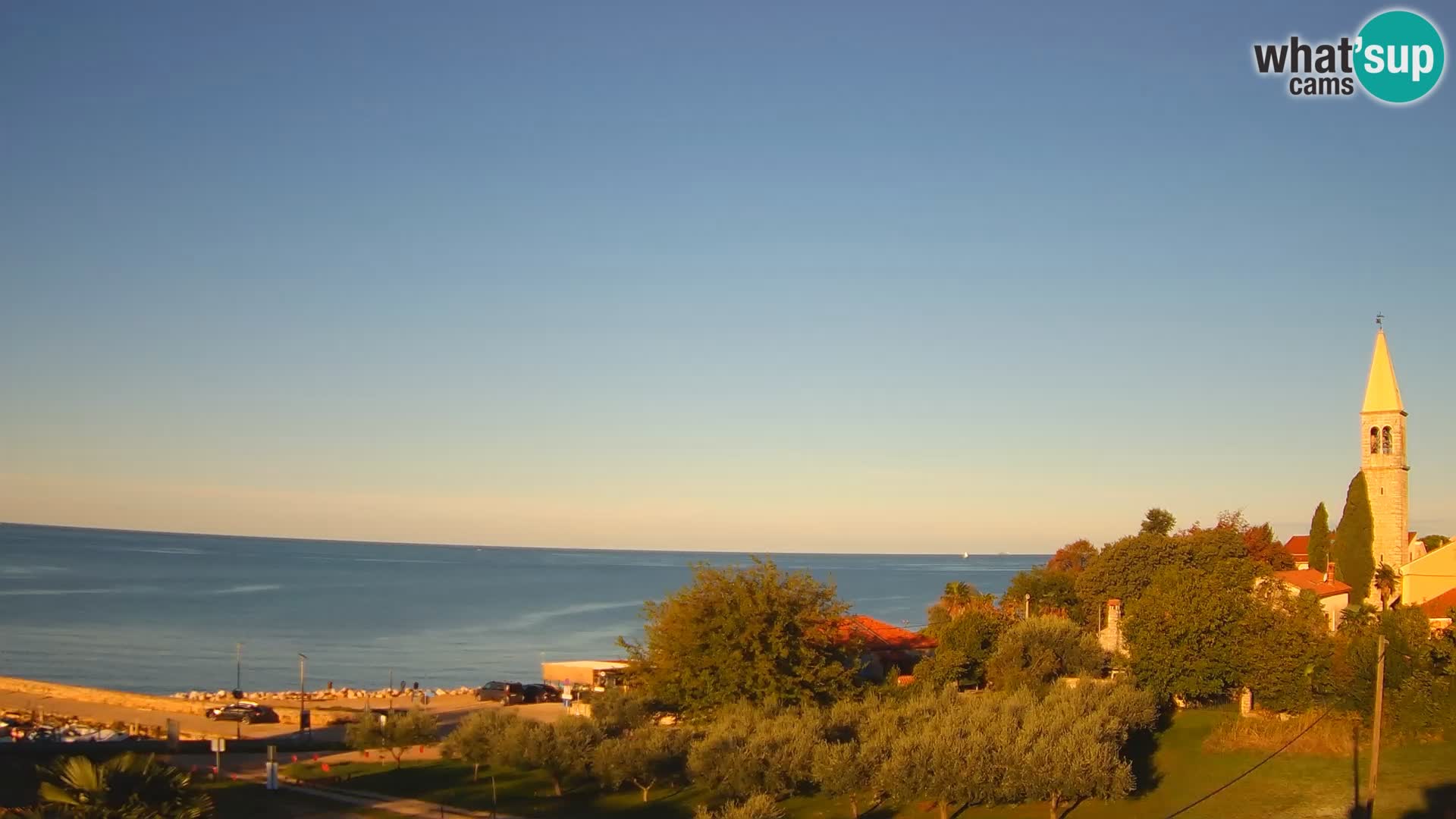 Umag Webcam en direct Lovrečica / San Lorenzo – Istrie – Croatie