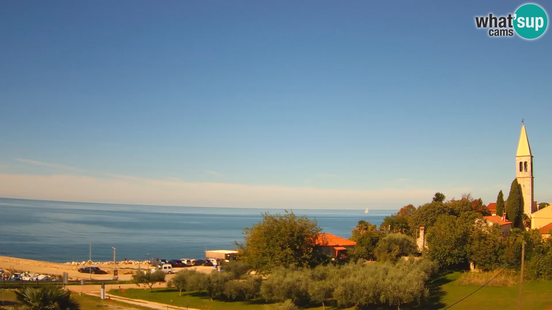 Umag Webcam uživo Lovrečica / San Lorenzo – Istra – Hrvatska