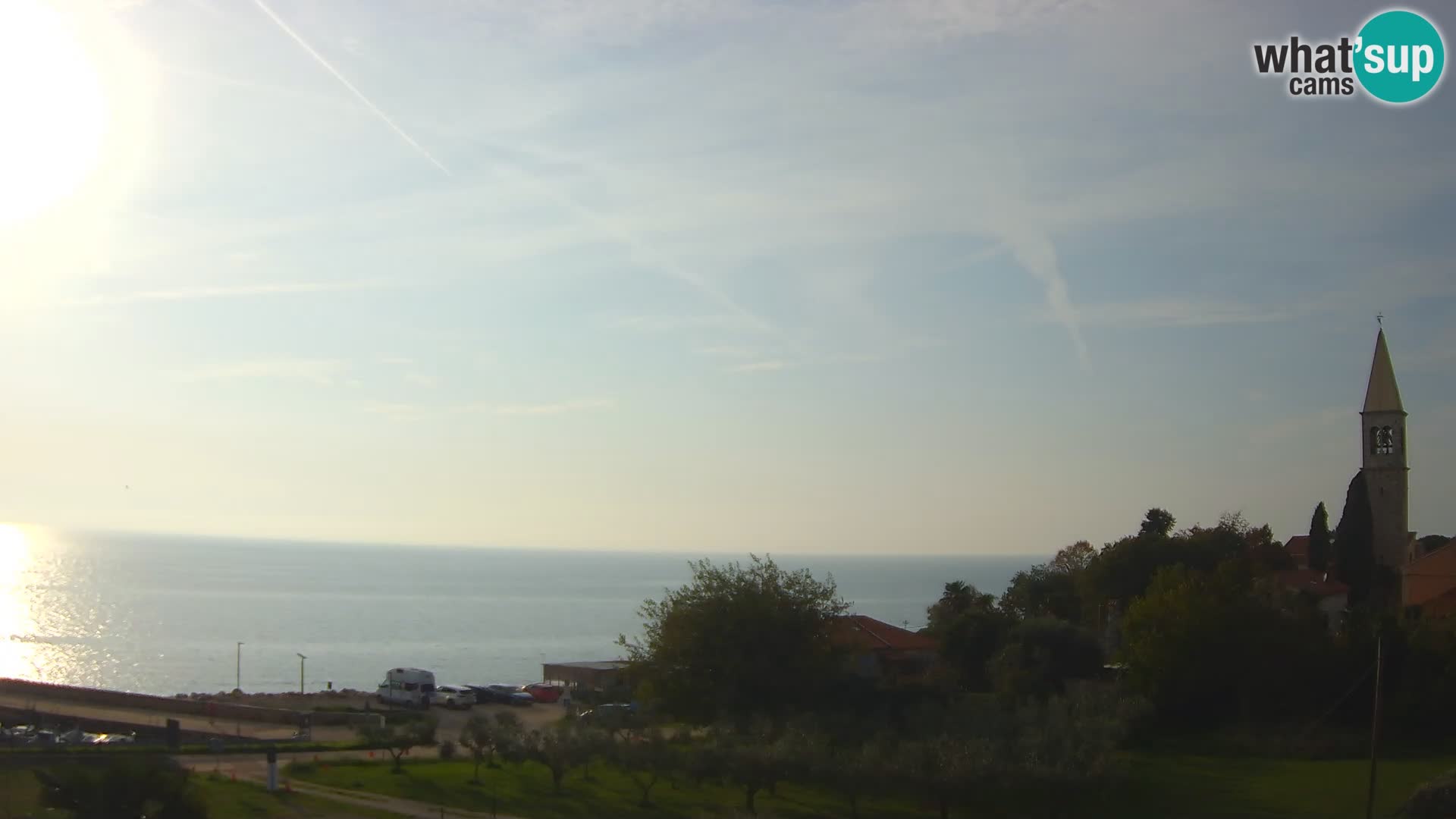 Umag Webcam uživo Lovrečica / San Lorenzo – Istra – Hrvatska