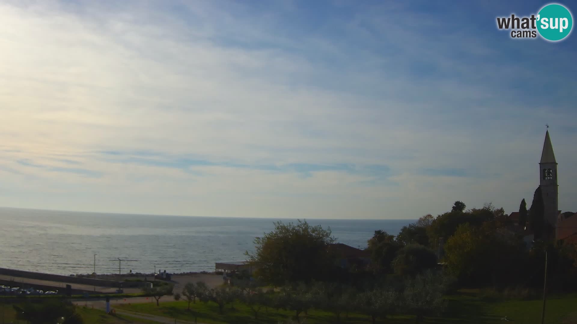 Umag Webcam en direct Lovrečica / San Lorenzo – Istrie – Croatie