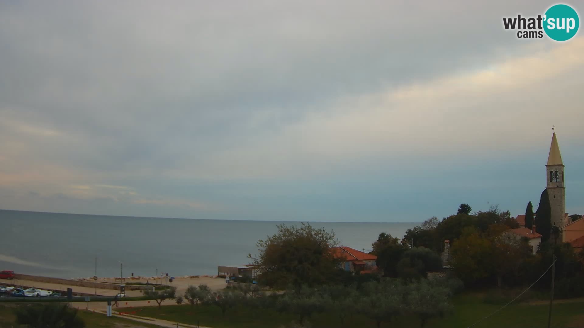 Umag Webcam uživo Lovrečica / San Lorenzo – Istra – Hrvatska