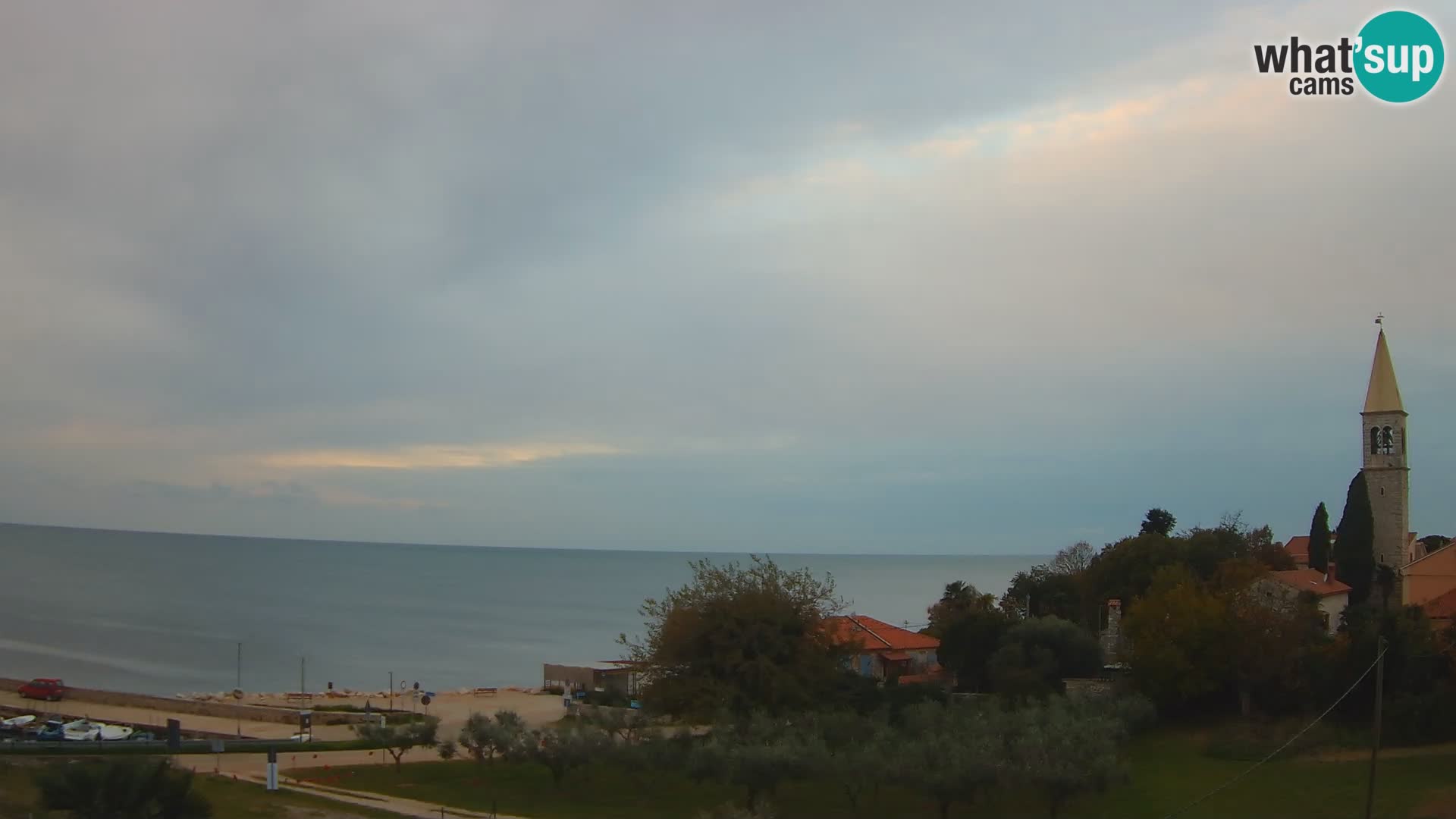 Umag Webcam uživo Lovrečica / San Lorenzo – Istra – Hrvatska