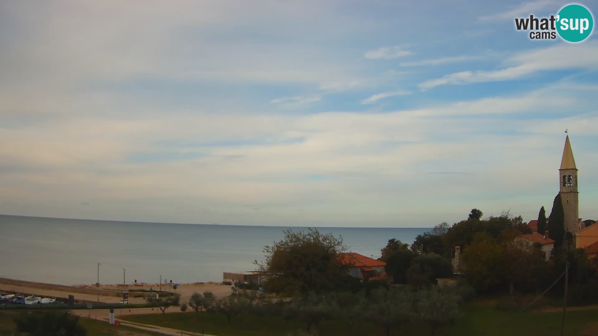 Umag Webcam uživo Lovrečica / San Lorenzo – Istra – Hrvatska