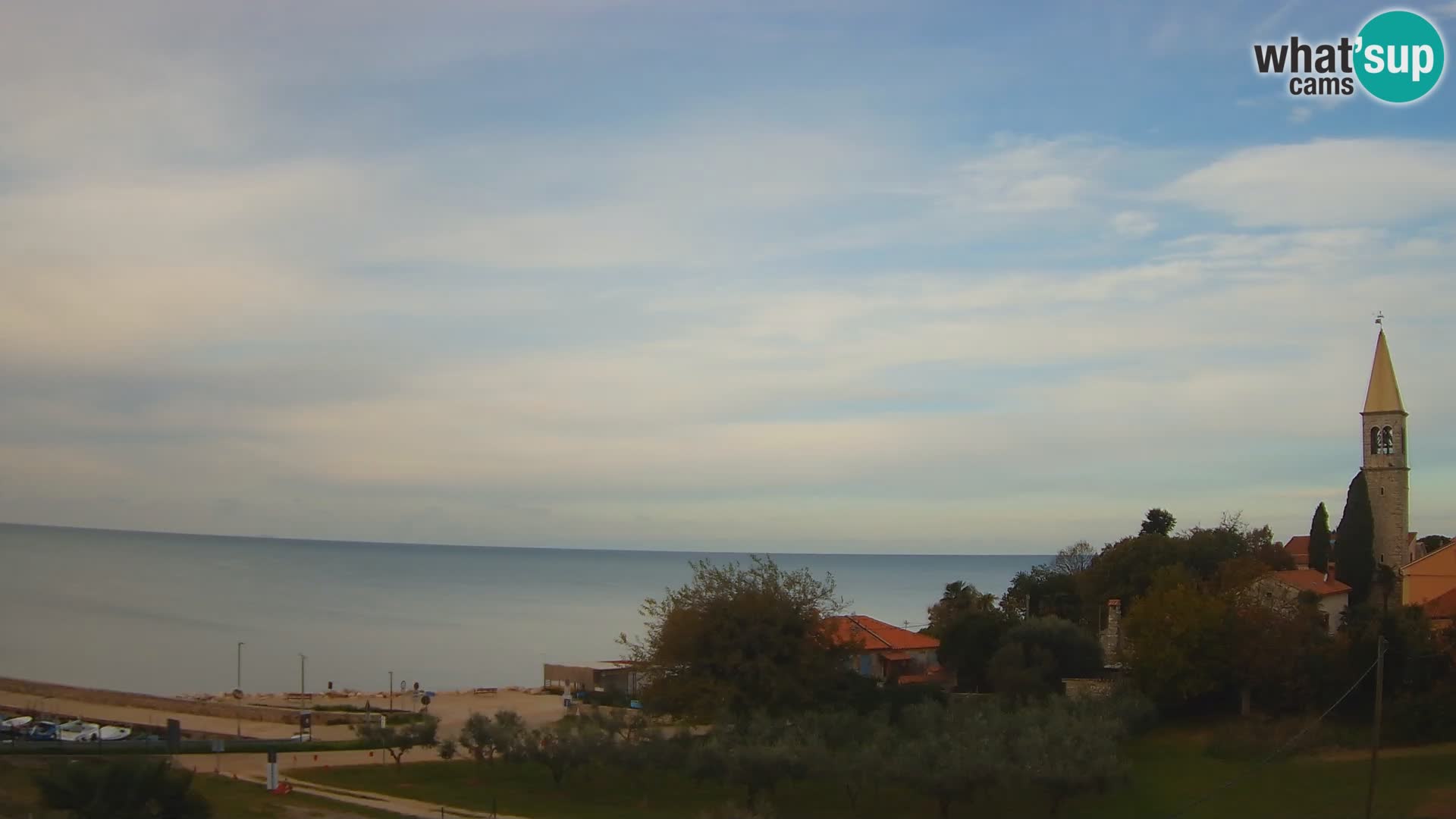 Umag Webcam uživo Lovrečica / San Lorenzo – Istra – Hrvatska