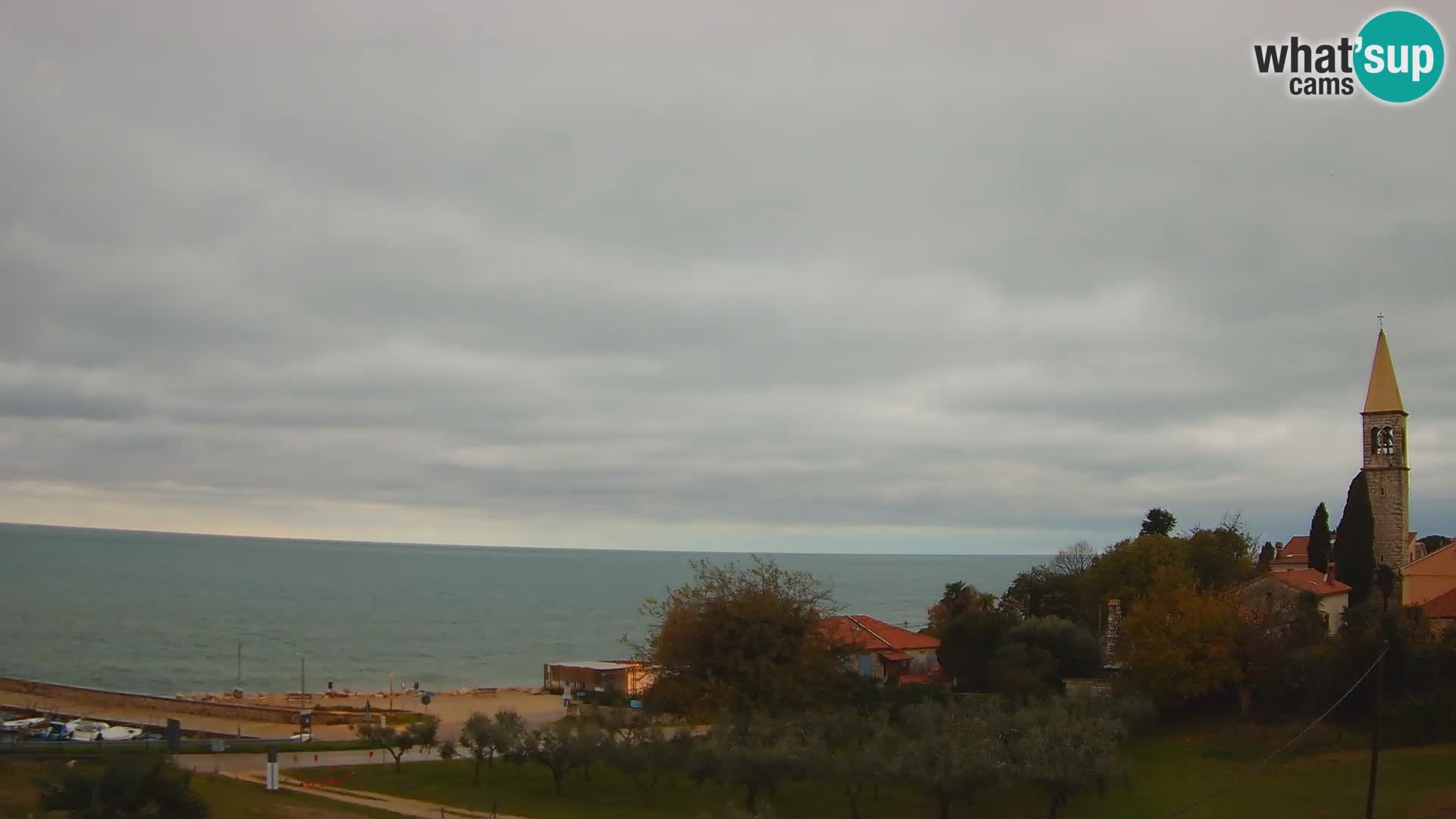 Umag Webcam uživo Lovrečica / San Lorenzo – Istra – Hrvatska