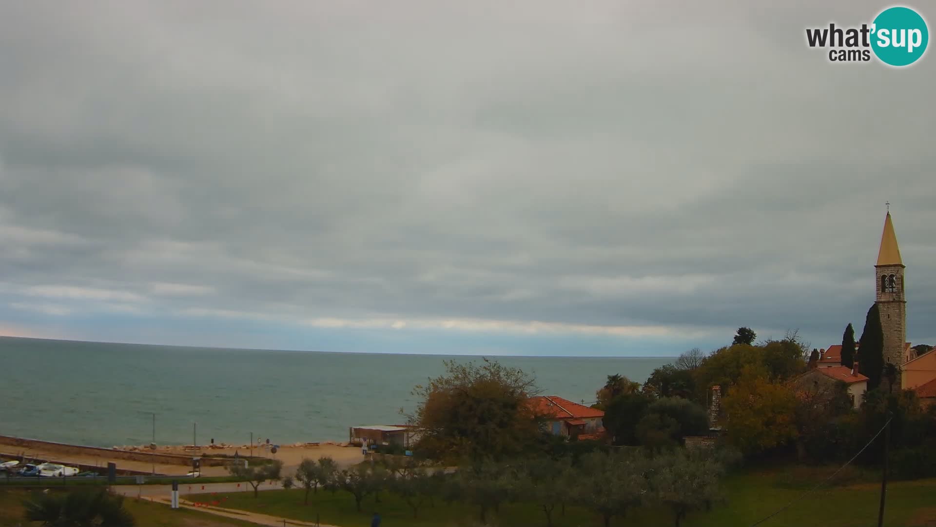 Umag Webcam uživo Lovrečica / San Lorenzo – Istra – Hrvatska