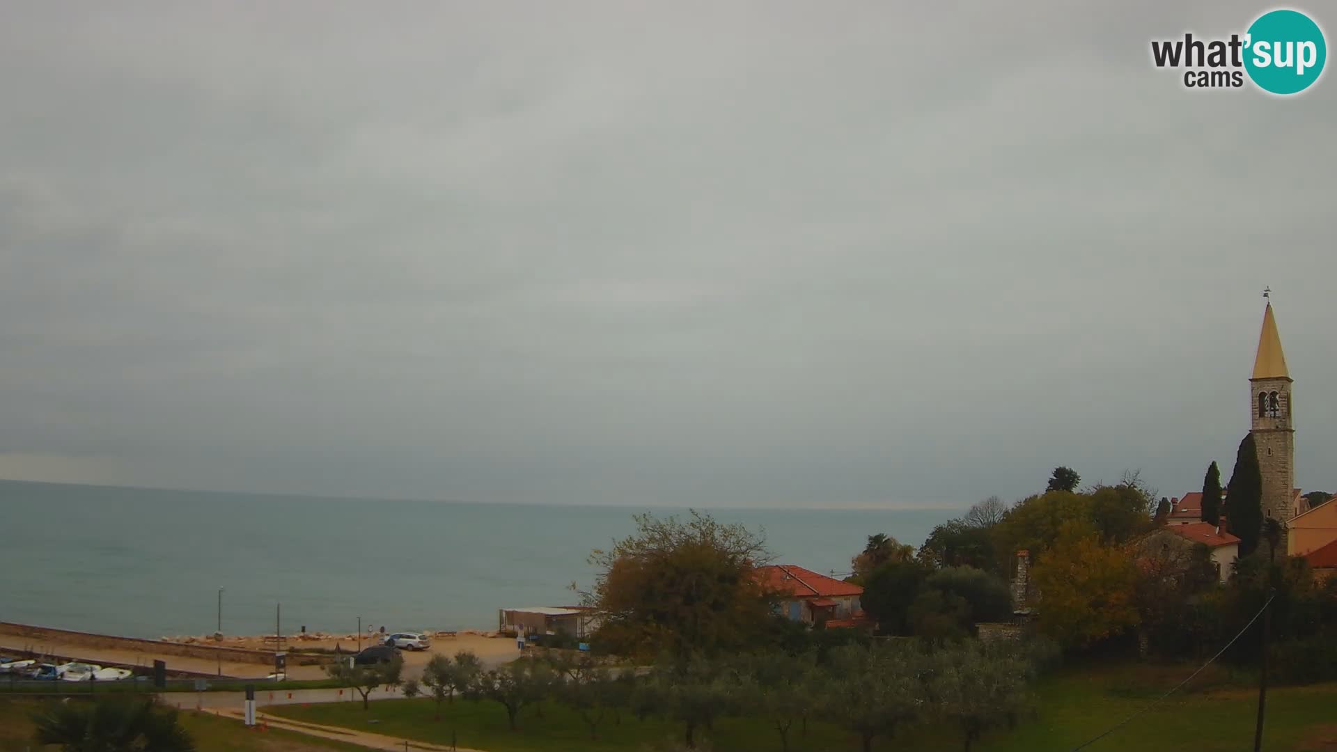 Umag Webcam uživo Lovrečica / San Lorenzo – Istra – Hrvatska